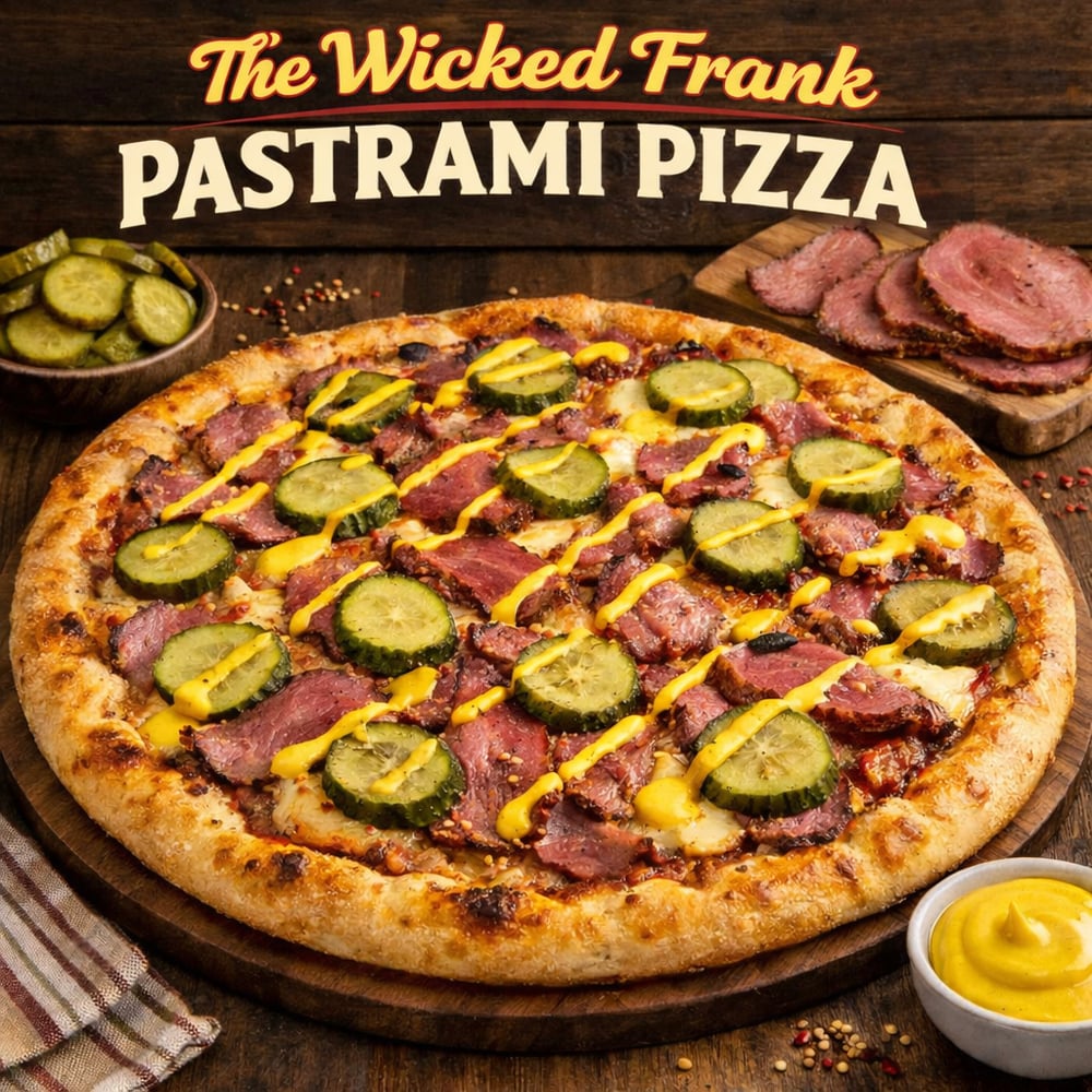 Frank's Pastrami Pizza