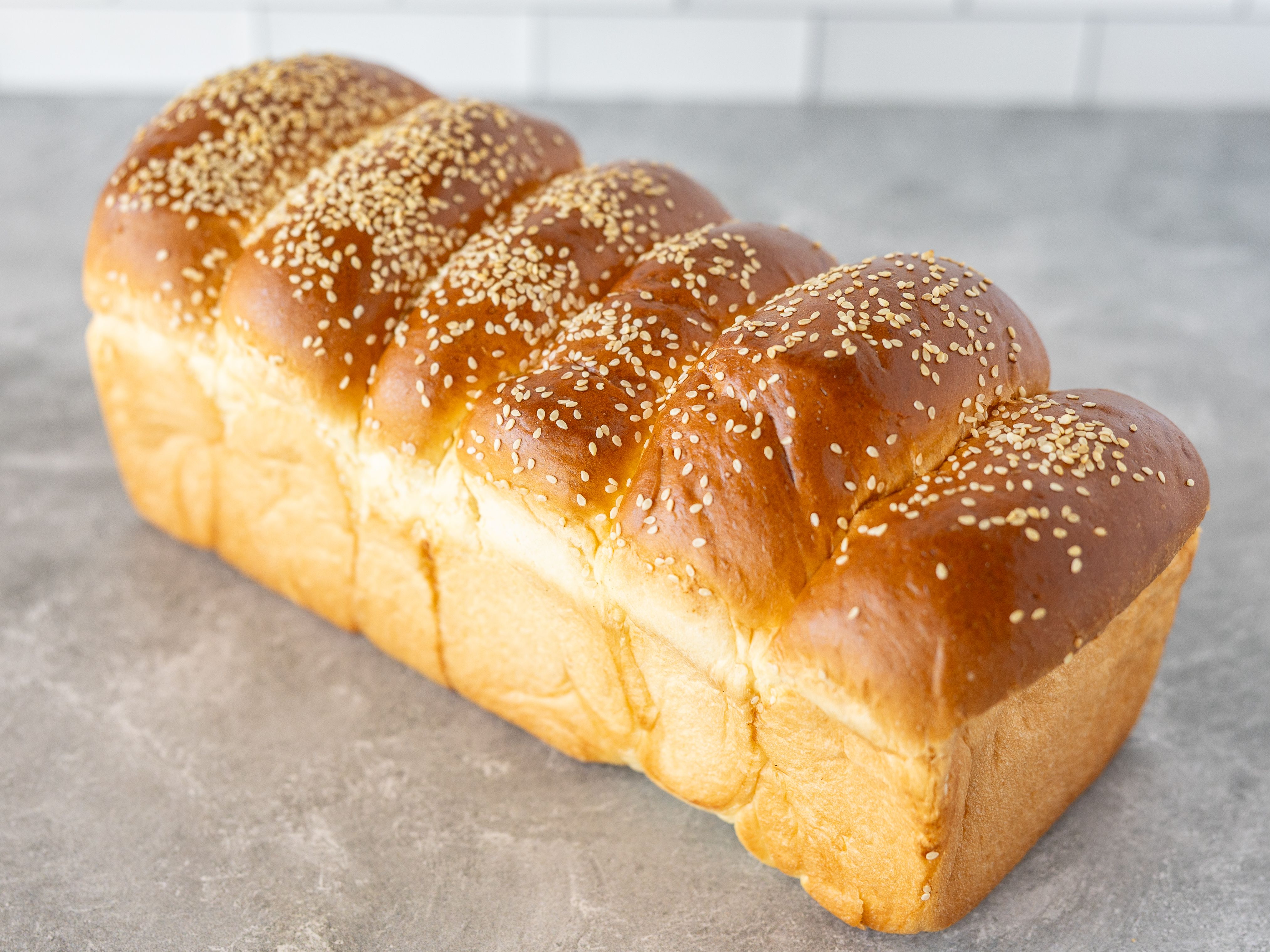 Egg Sesame Challah Sandwich Loaf