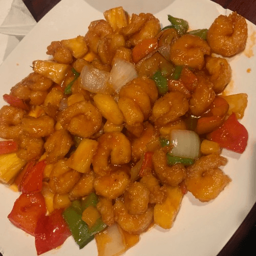 sweet & sour shrimp (lunch)