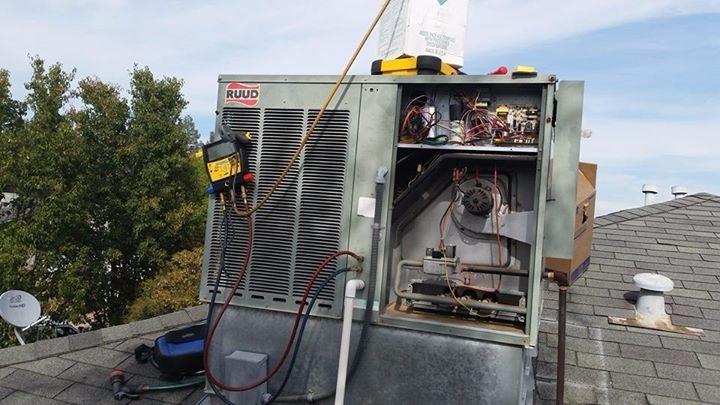 Economy HVAC and Contractor Logo