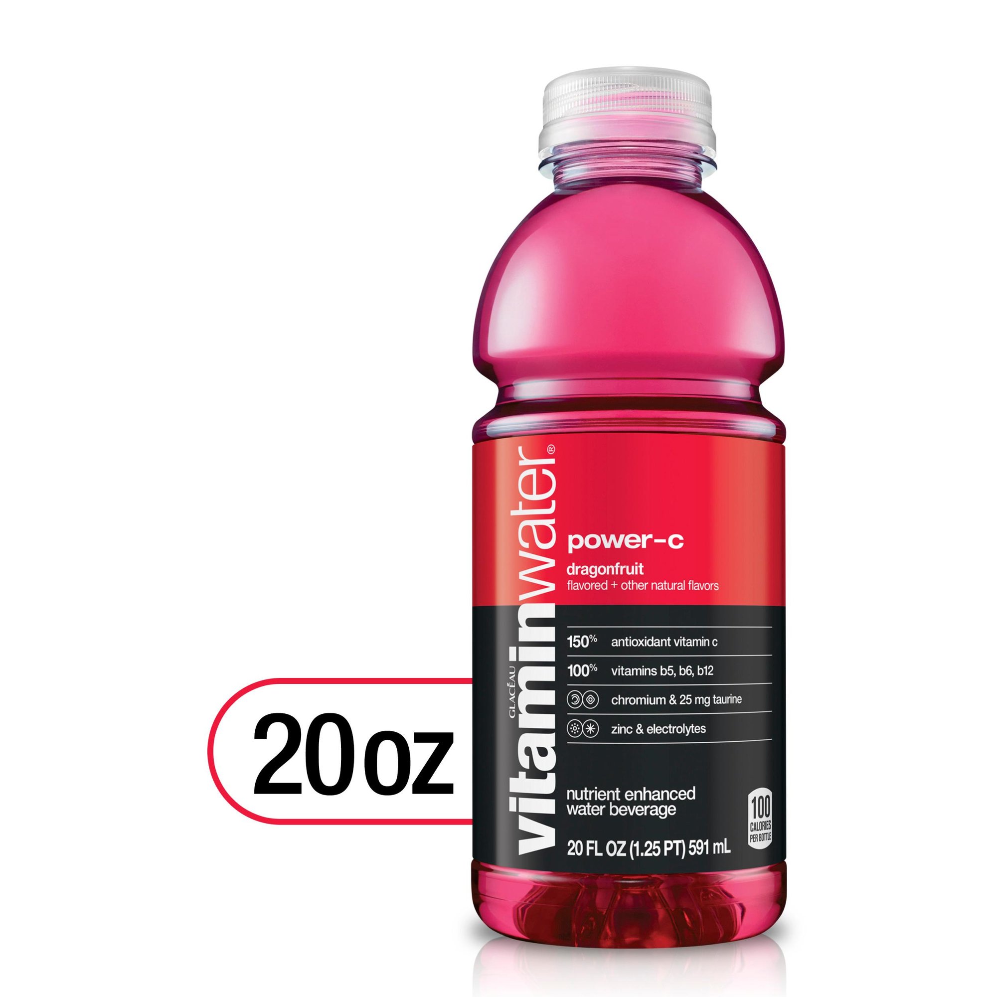 Vitamin Water Dragon Fruit, 20 Oz