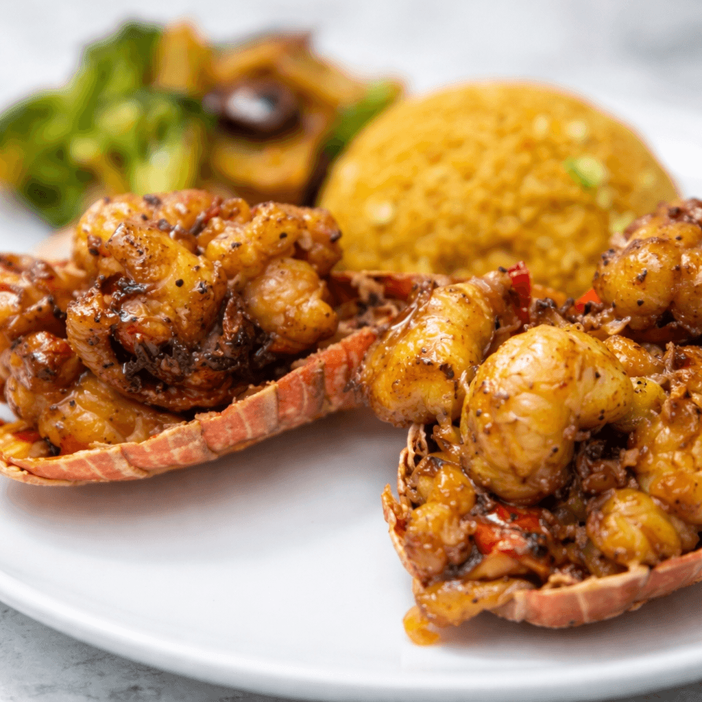 Hibachi Twin Lobster Tail