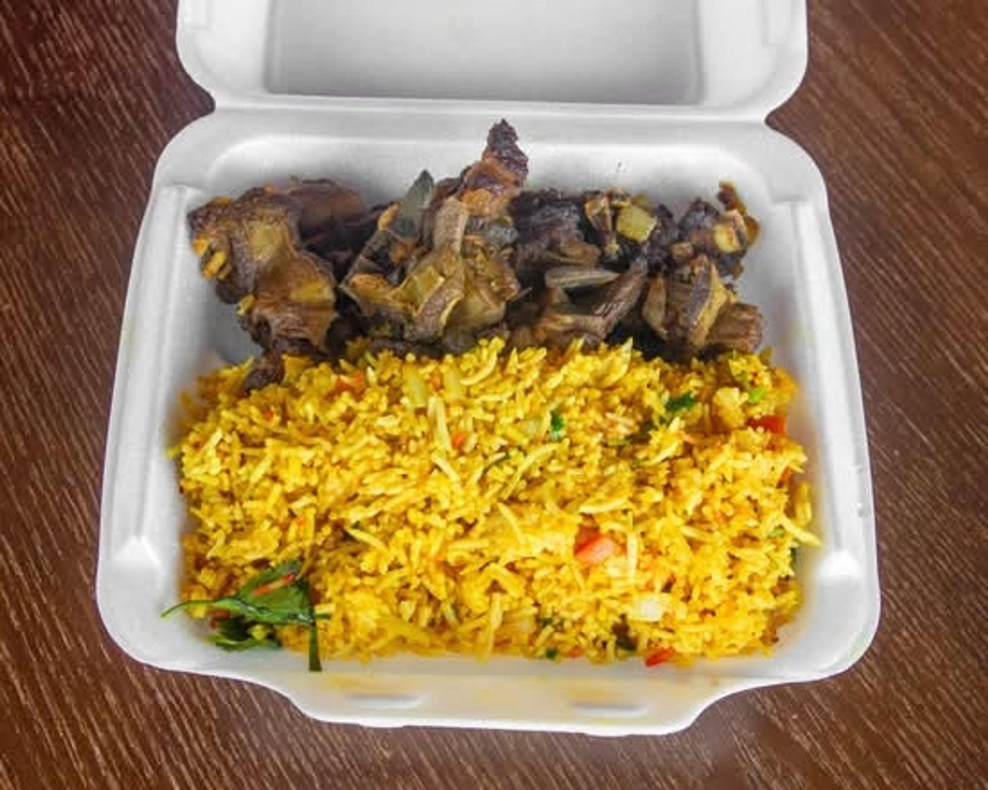 Grilled Lamb with Rice