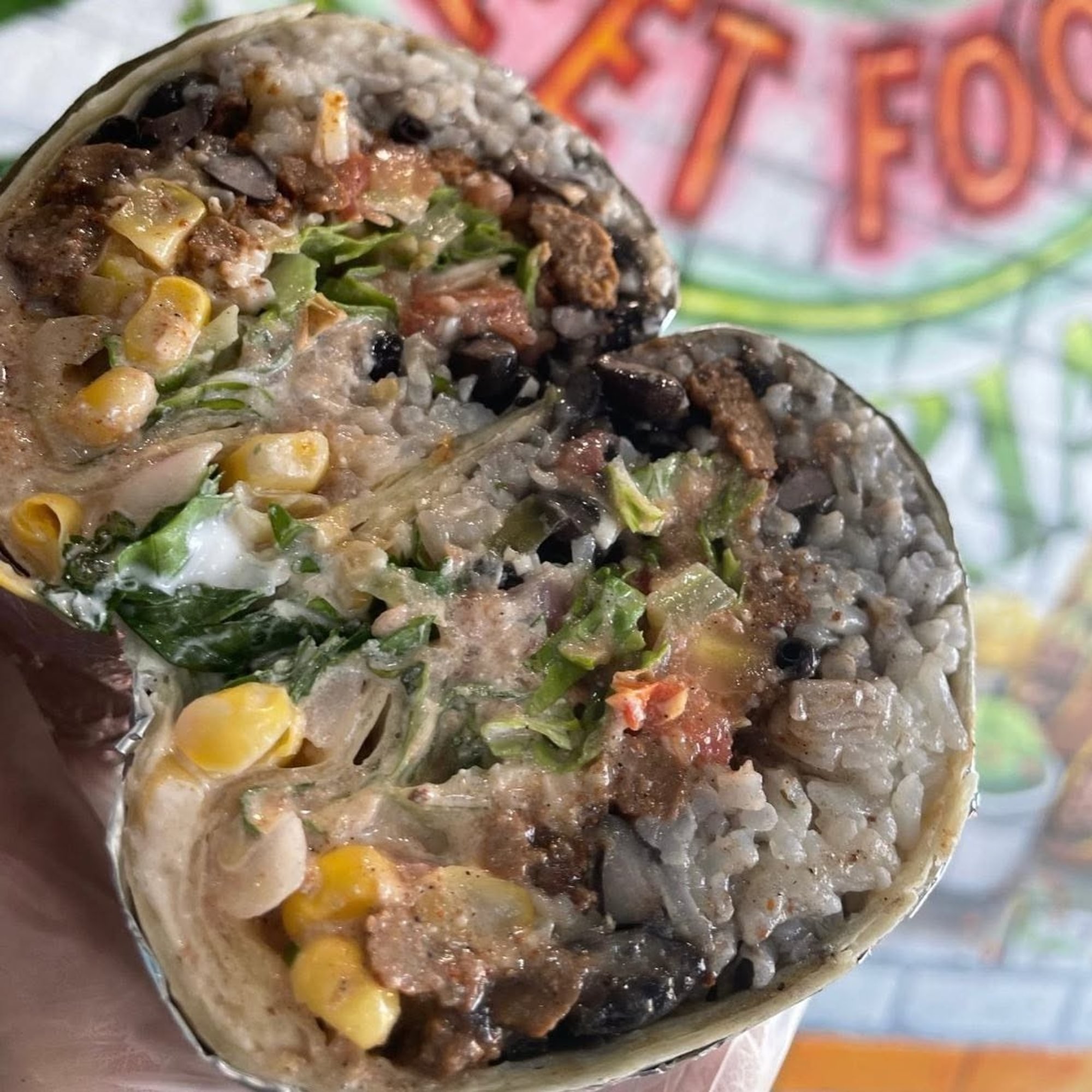Chorizo Sausage Burrito