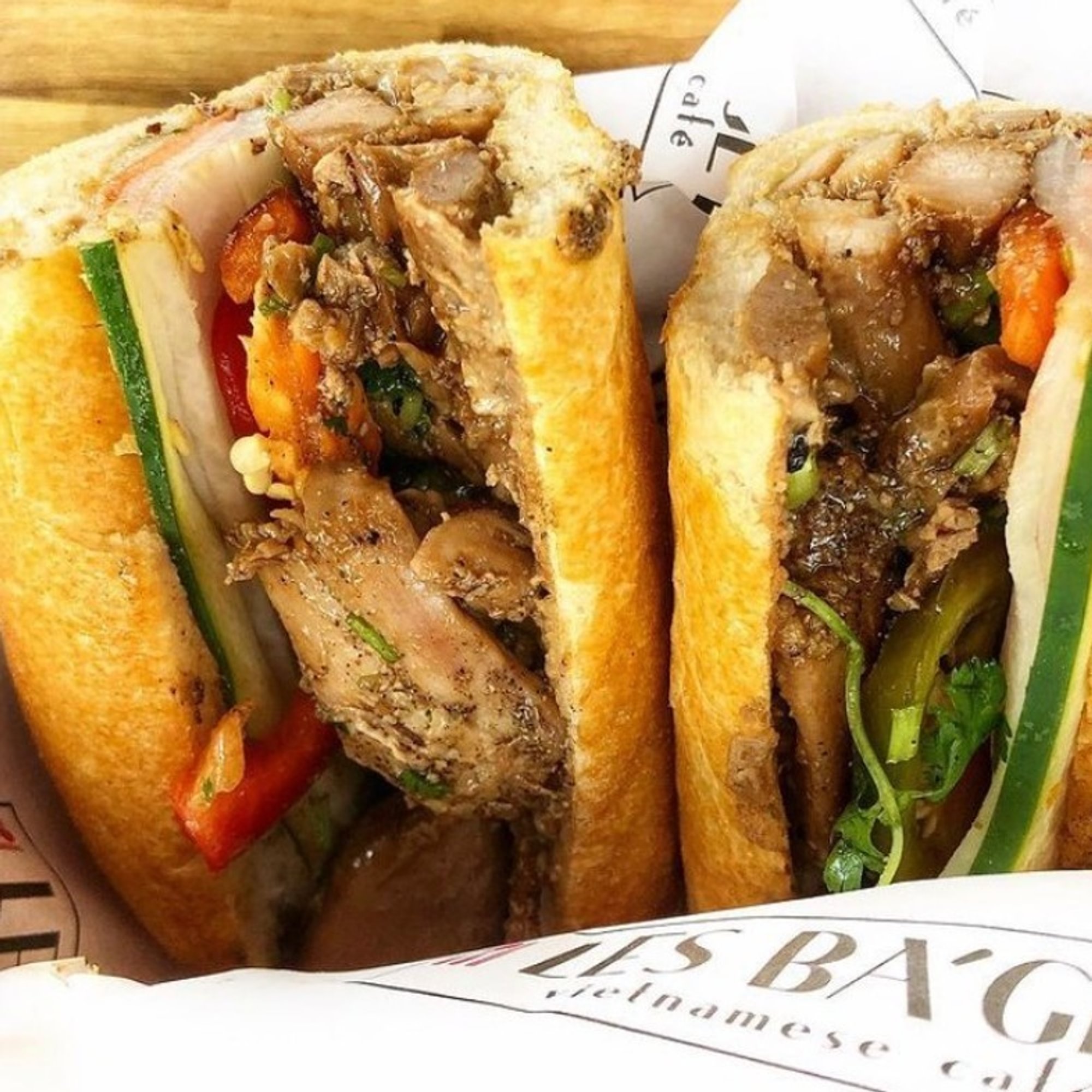 Lemongrass Chicken Baguette