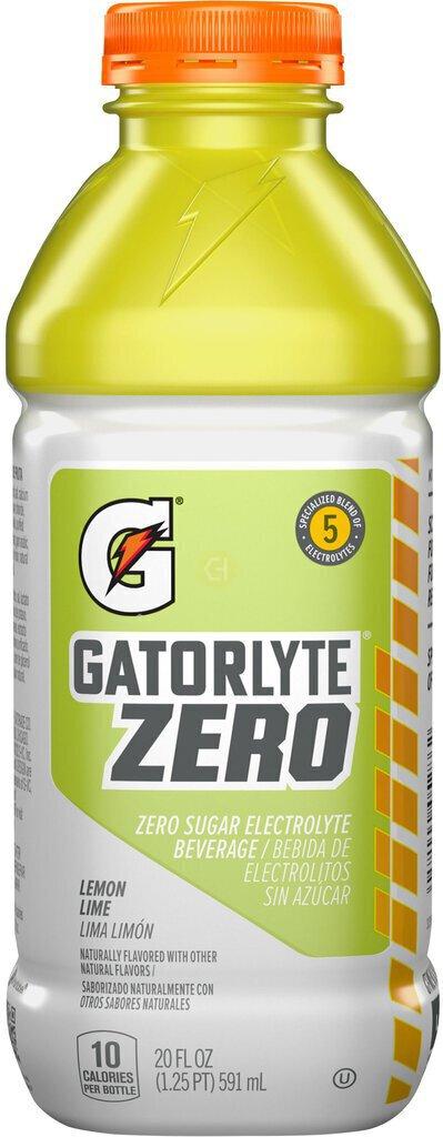 Gatorlyte Zero Lemon Lime 20oz