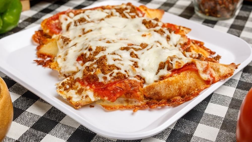 3 Slices Pizza Bread with Any 3 Meats or Vegetables