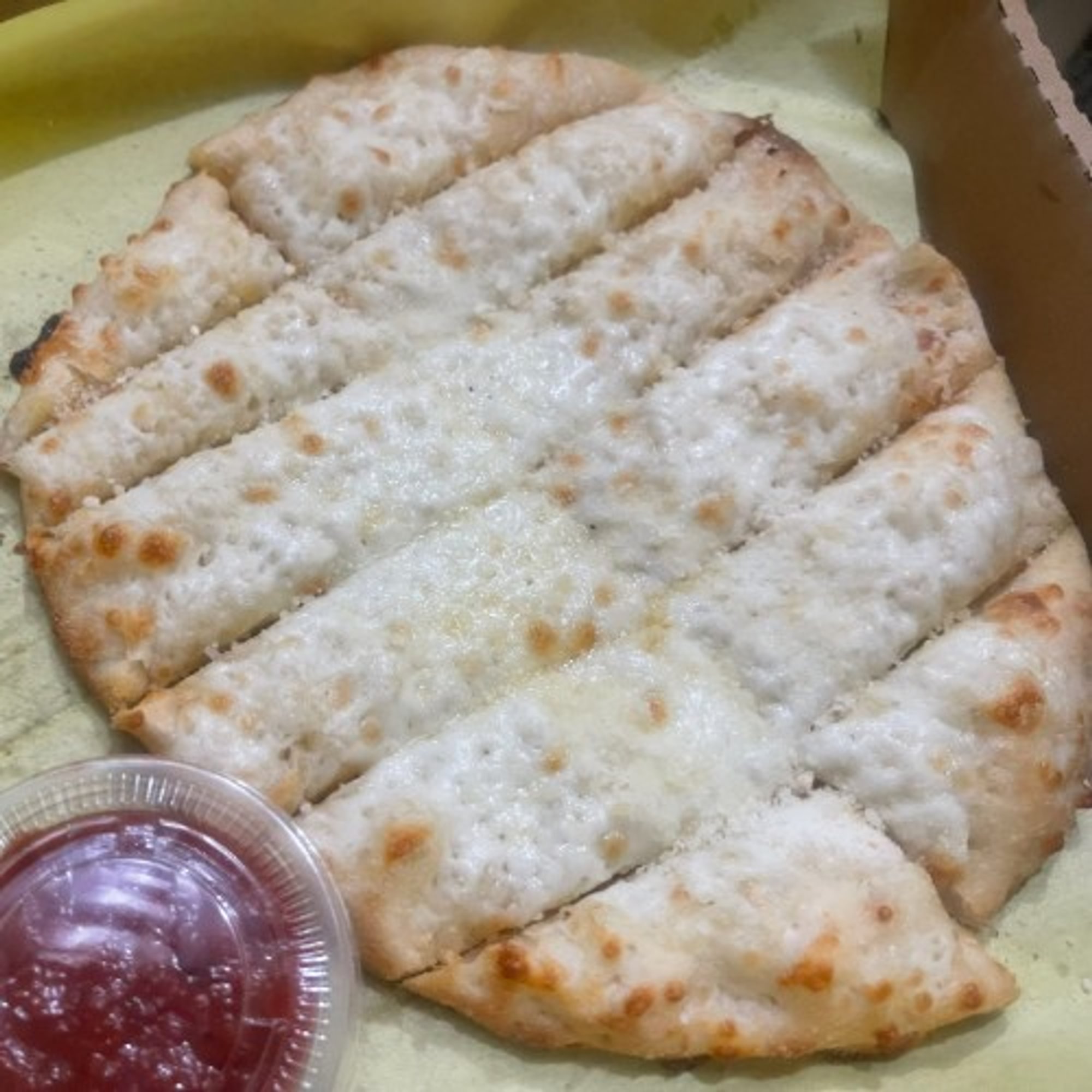 Vegan Garlic Cheesy stix
