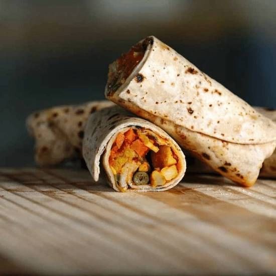 Single Veg Kati Roll
