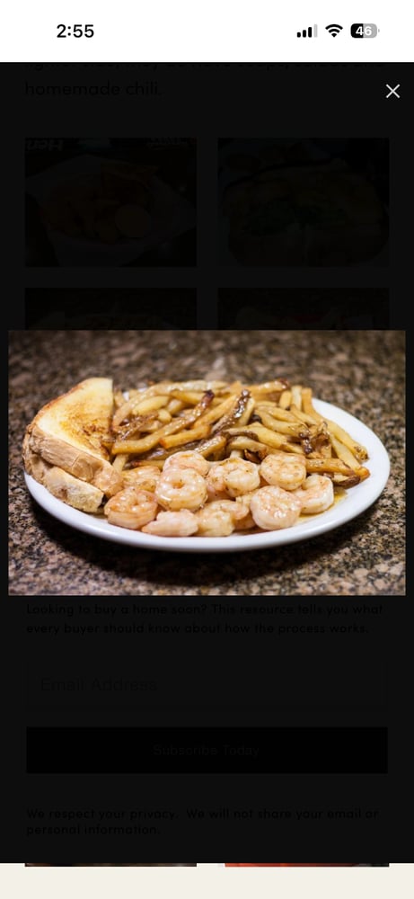 SHRIMP DINNER