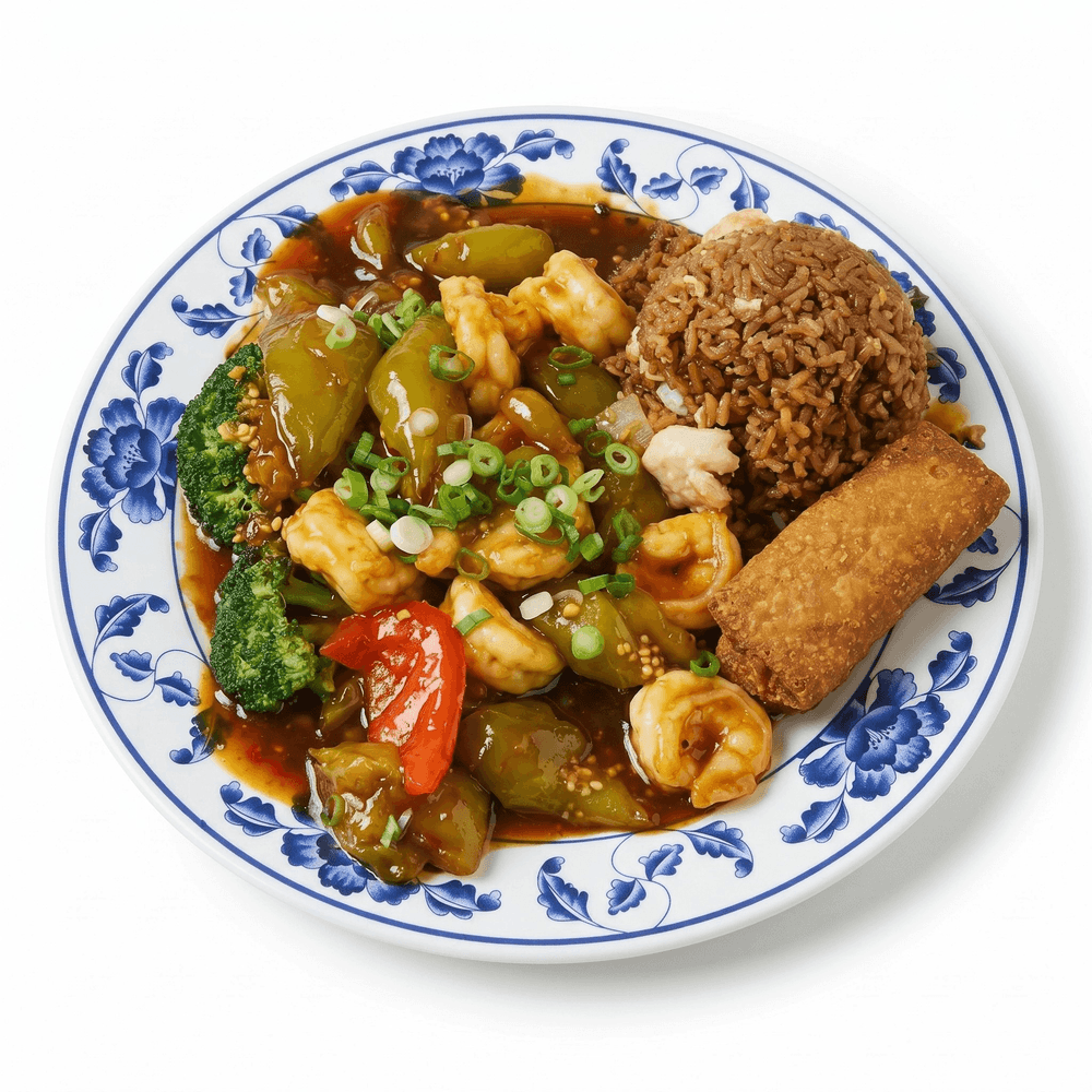 L20. Eggplants in Garlic Sauce with Chicken, Shrimp or Beef