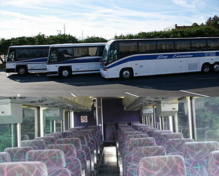 Charter Bus Fleet - 55 passenger tour/coach buses. Great for college game days or your favorite high school events. ***Please Call Now 850-269-1200 or | reserve for pricing and availability.