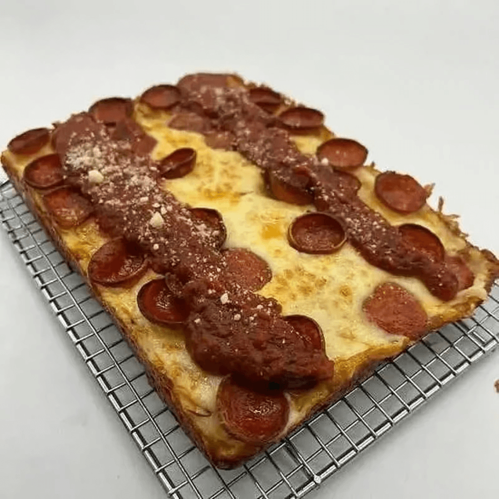 Pepperoni Detroit Pizza