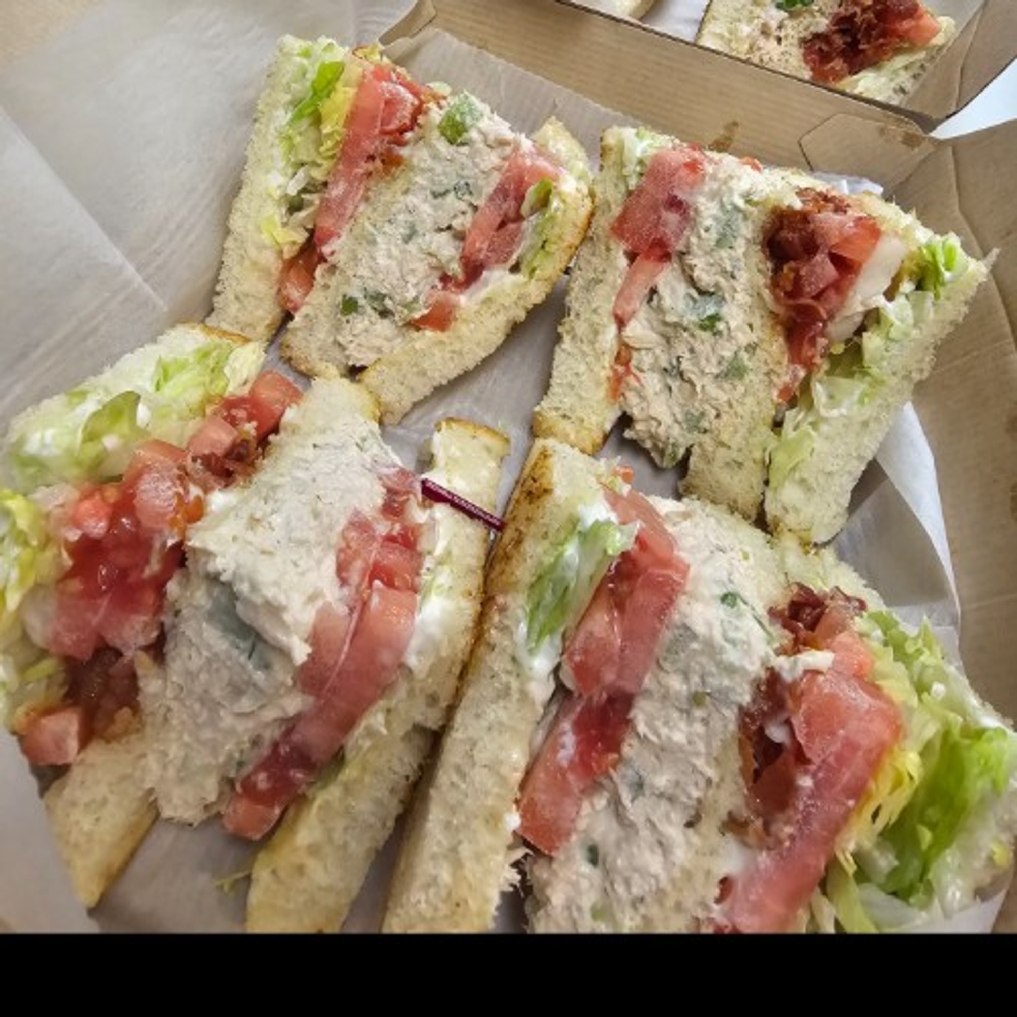 Chicken Salad Club Sandwich