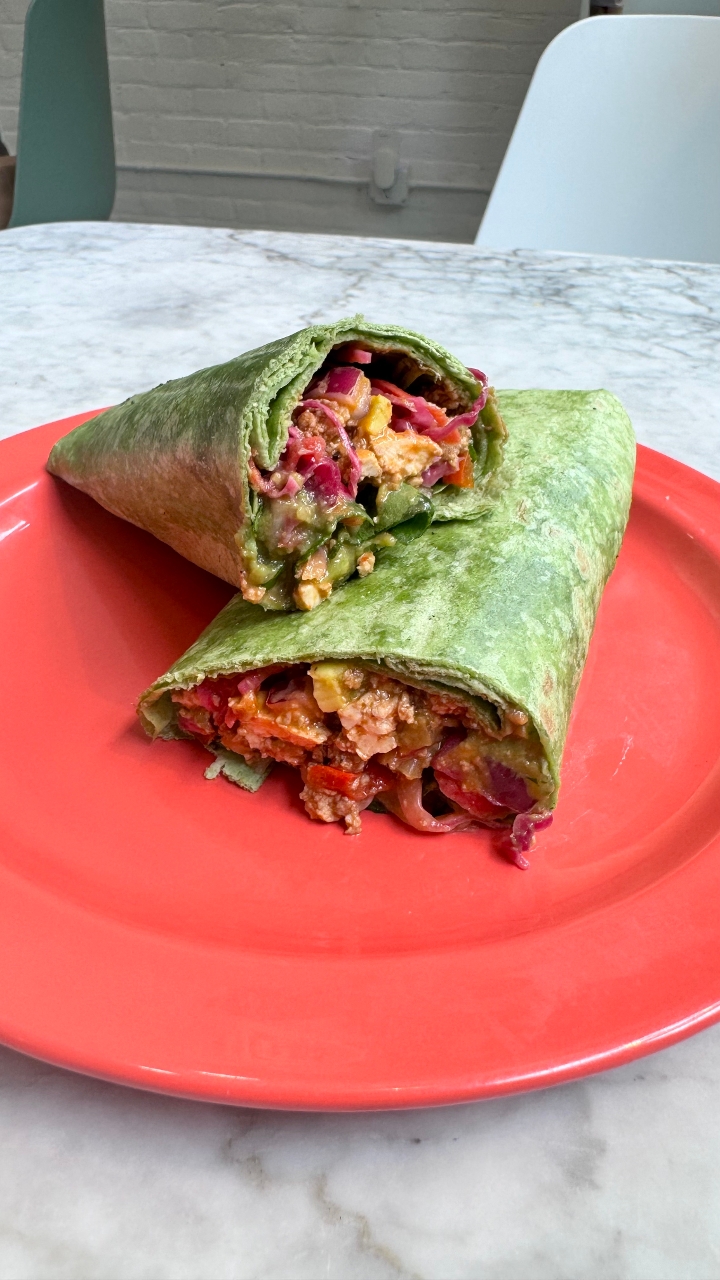 Roasted veggie  wrap