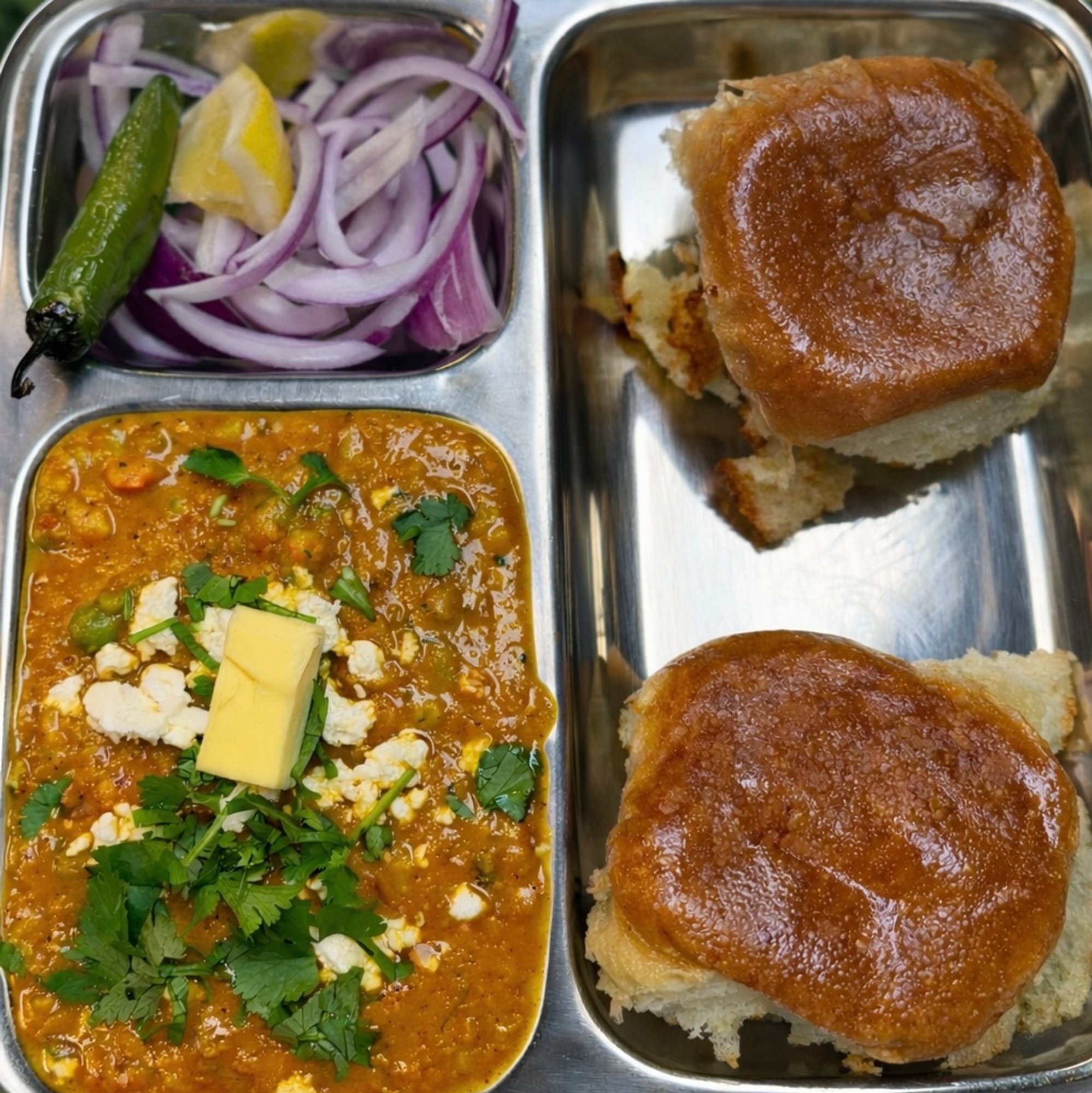 Mumbai Style Pav Bhaji
