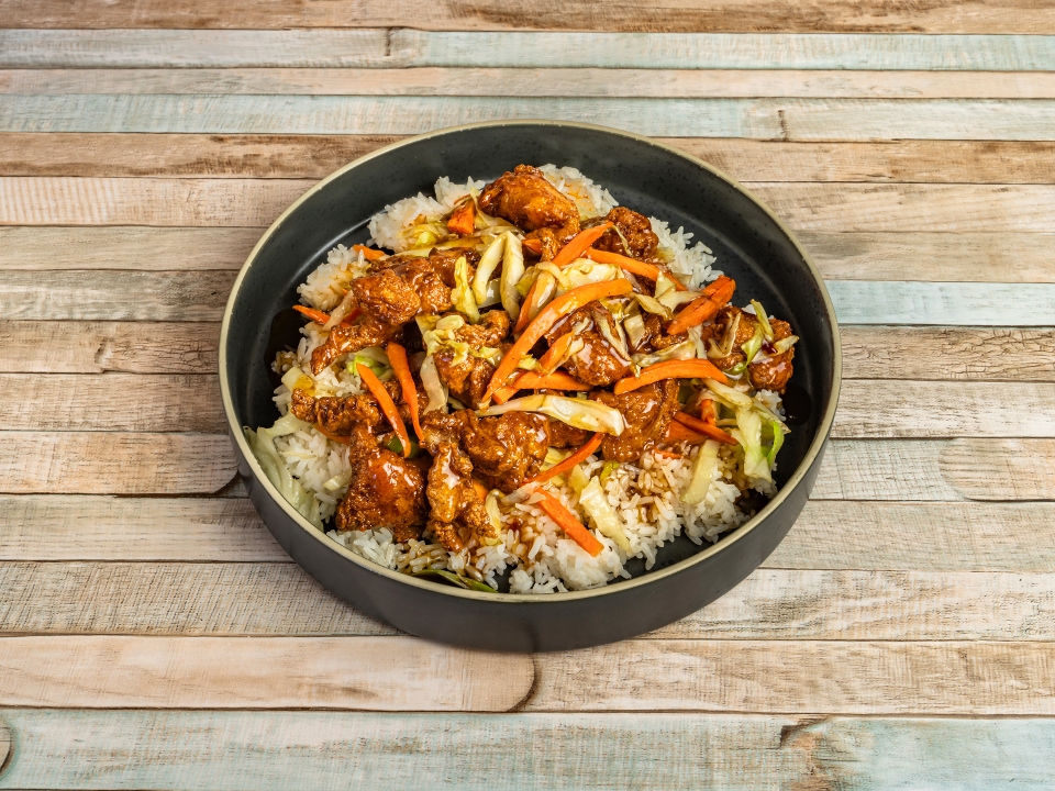 Orange Chicken Rice Bowl