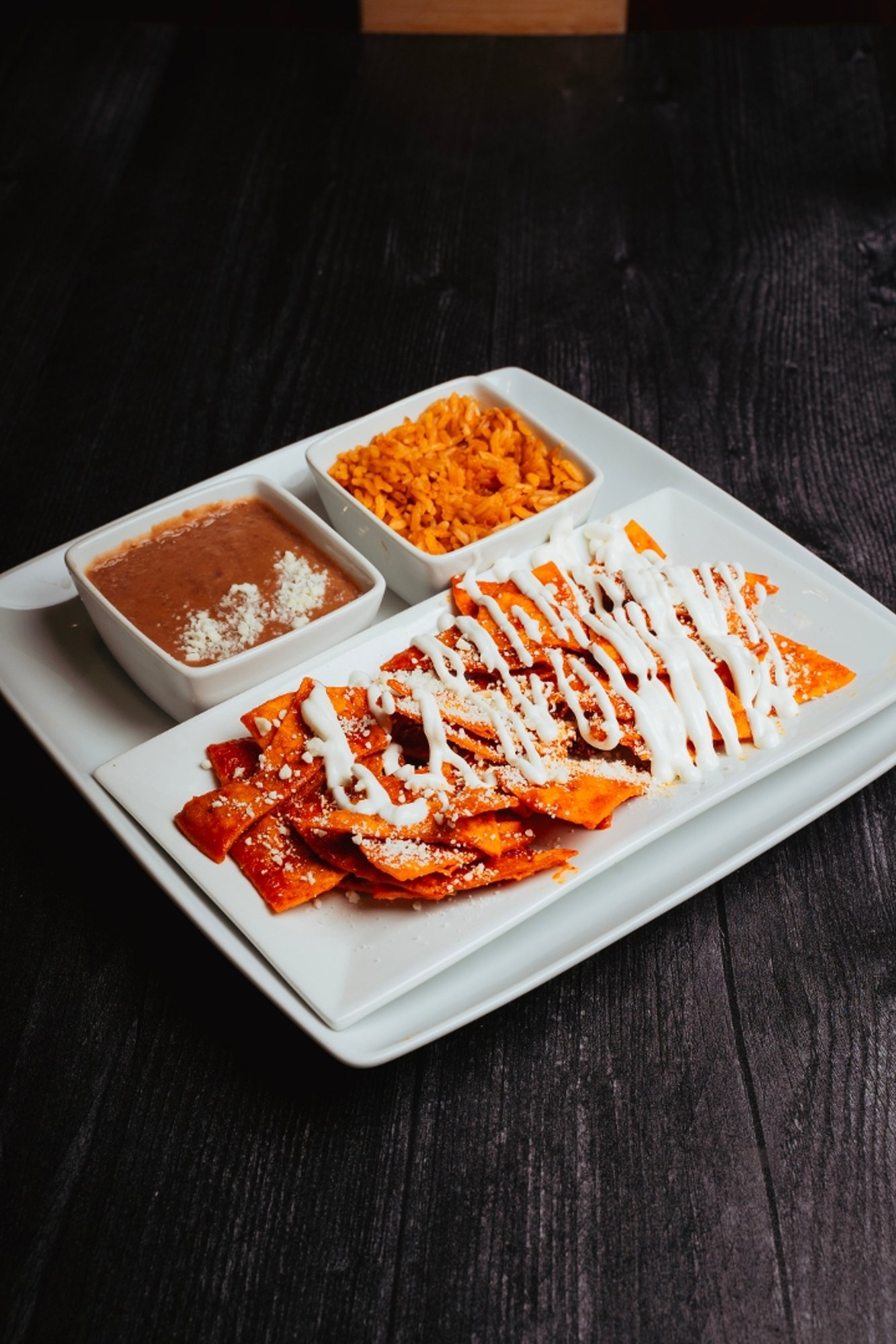 Chilaquiles Rice-Beans