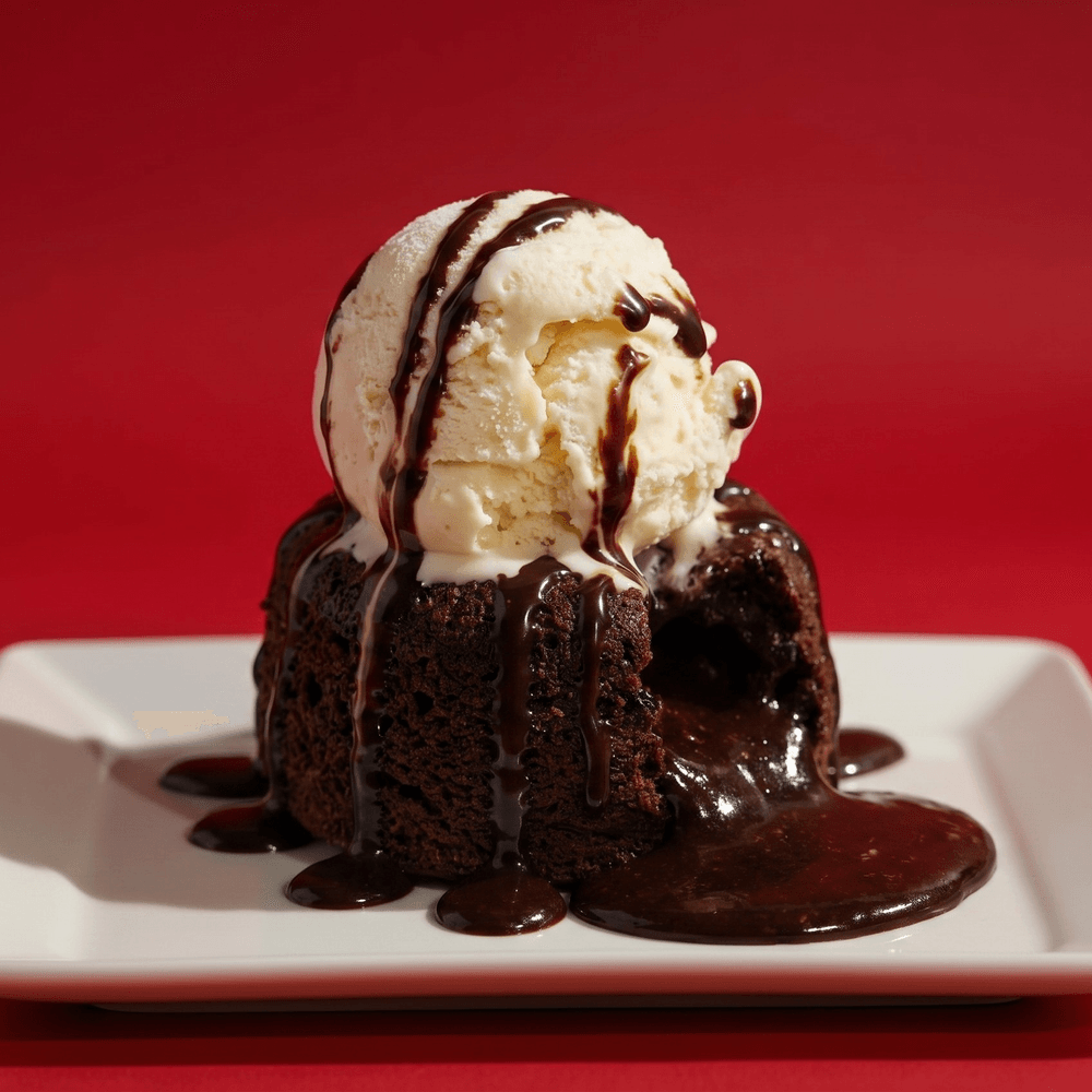 Molten Lava Chocolate Cake Dessert