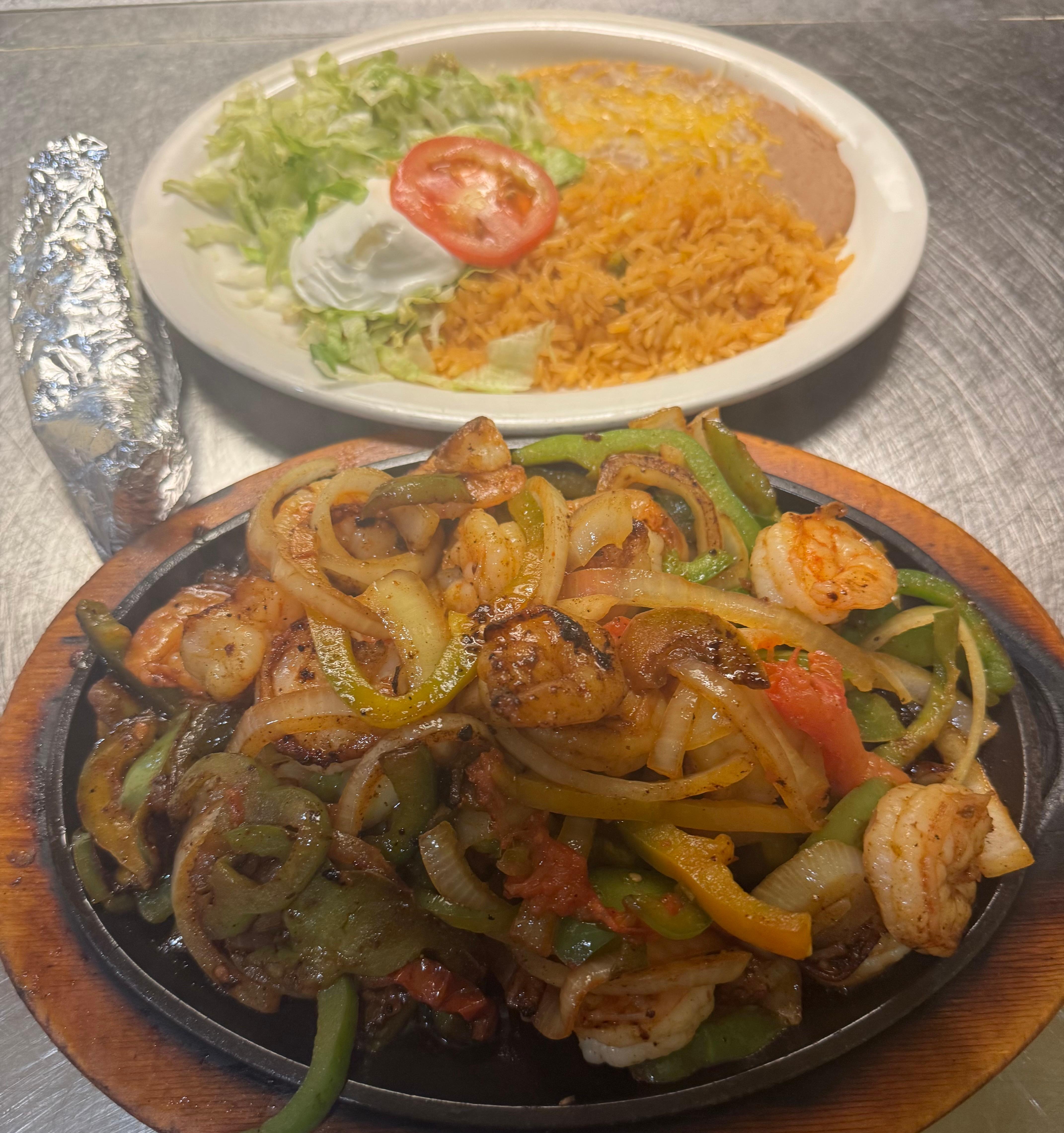 Shrimp Fajitas
