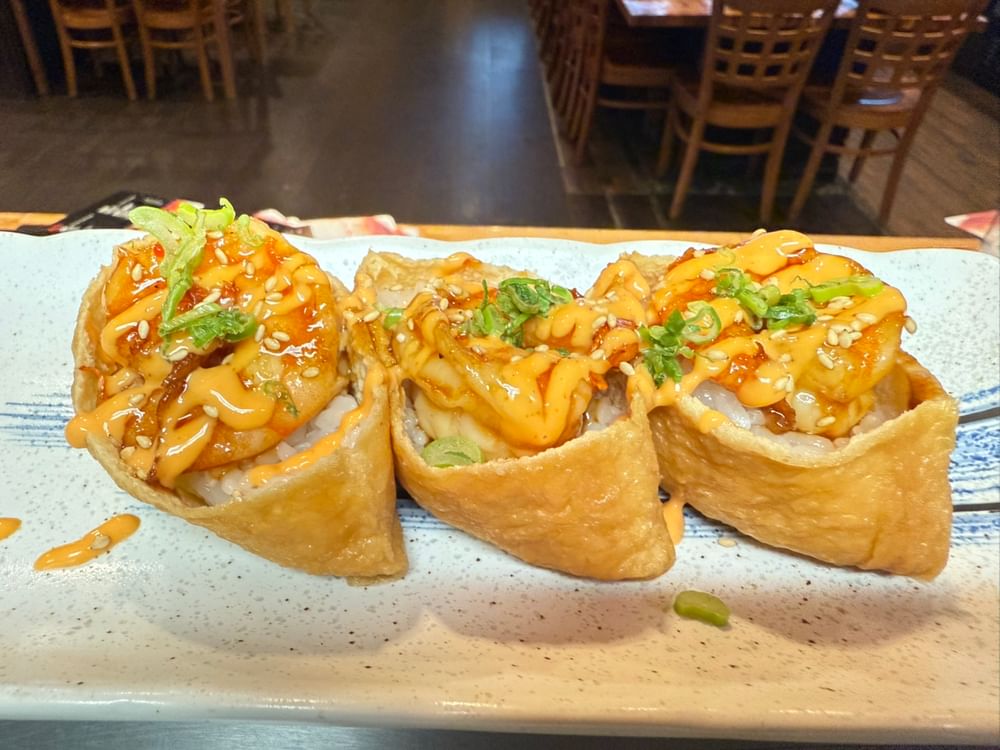 3pc Shrimp inari kabuki