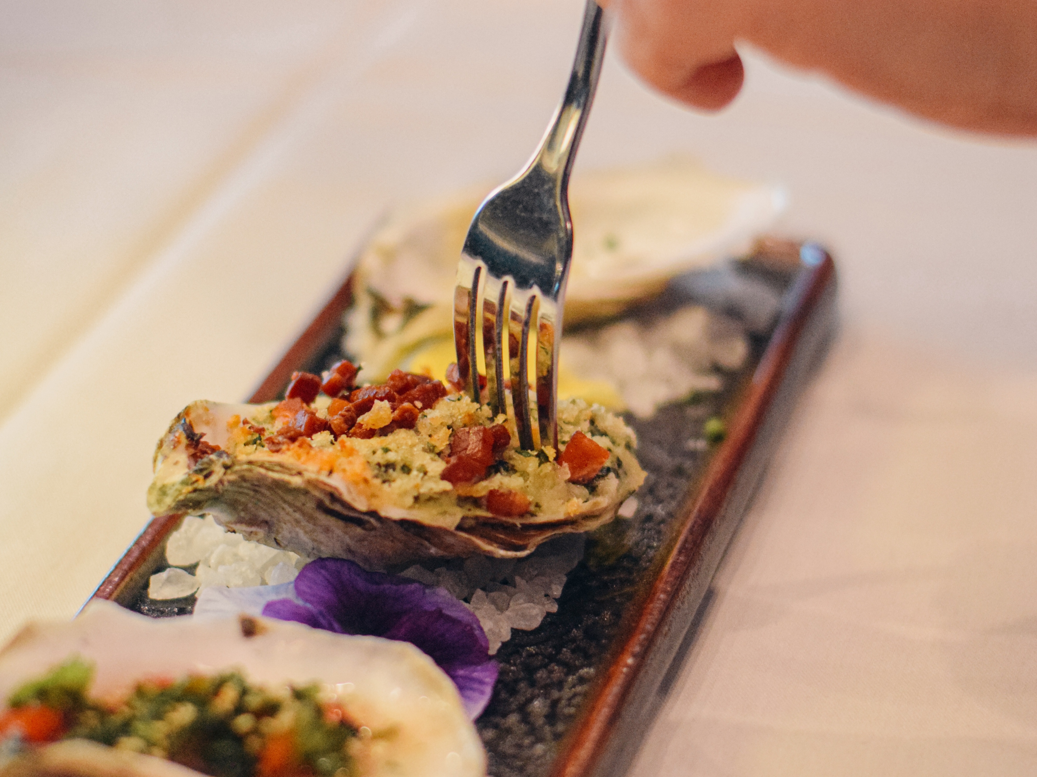 Green Goddess Oysters