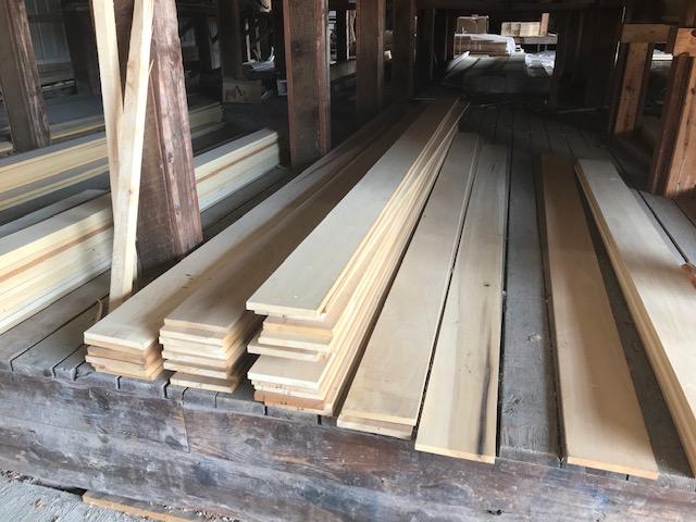 Poplar, Cedar, T&G Ponderosa Pine, Primed Redwood