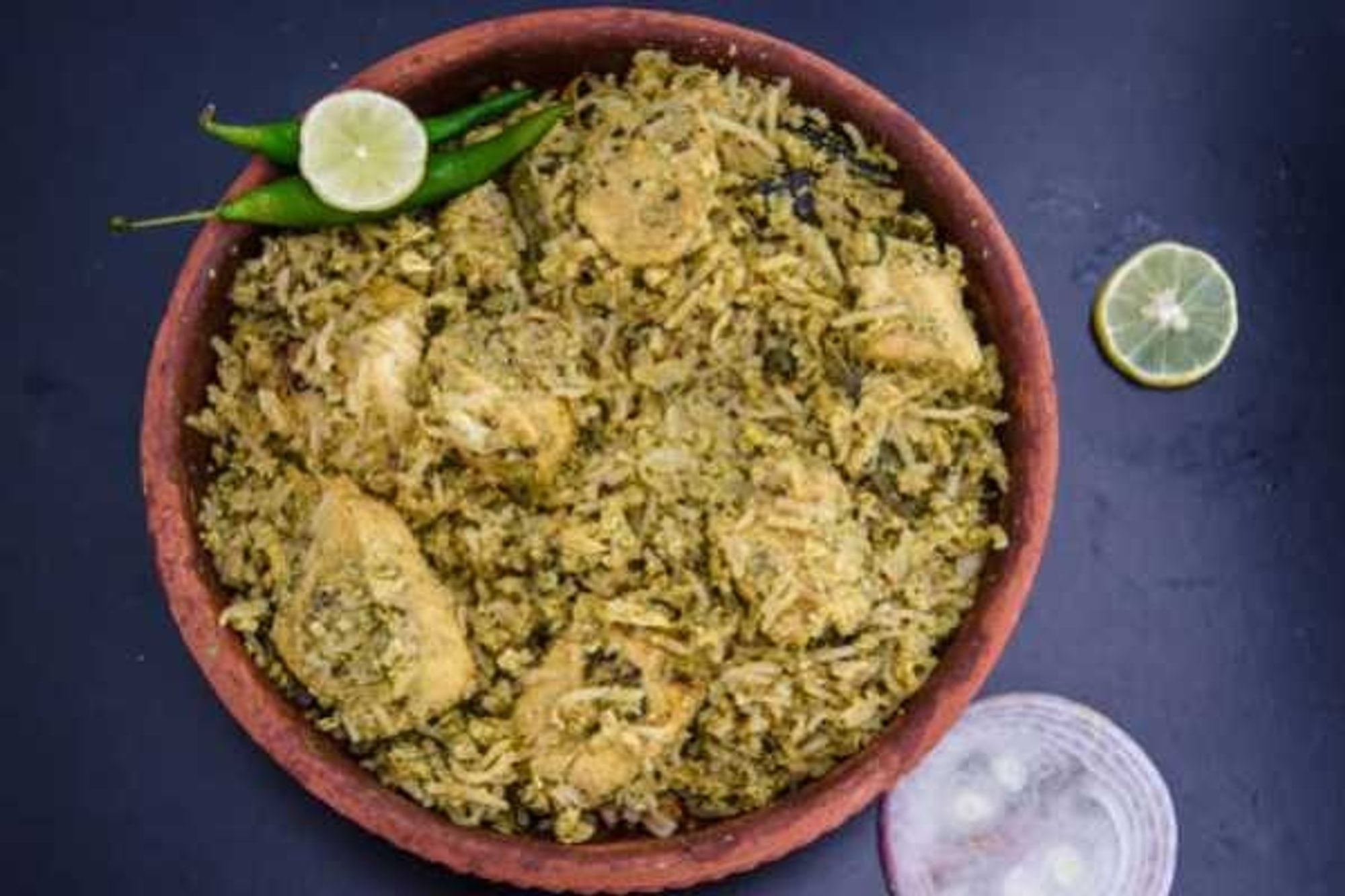 Gongura Chicken Biryani