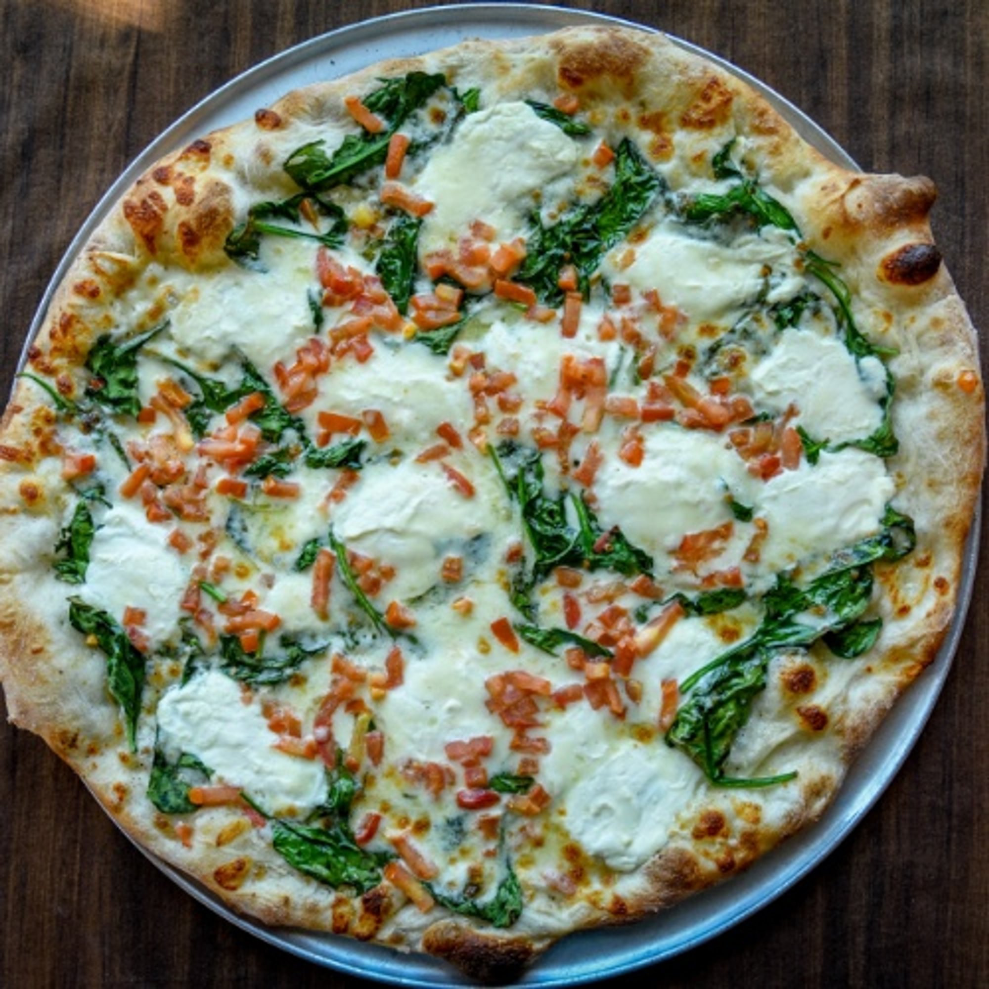 Spinach Ricotta Pizza