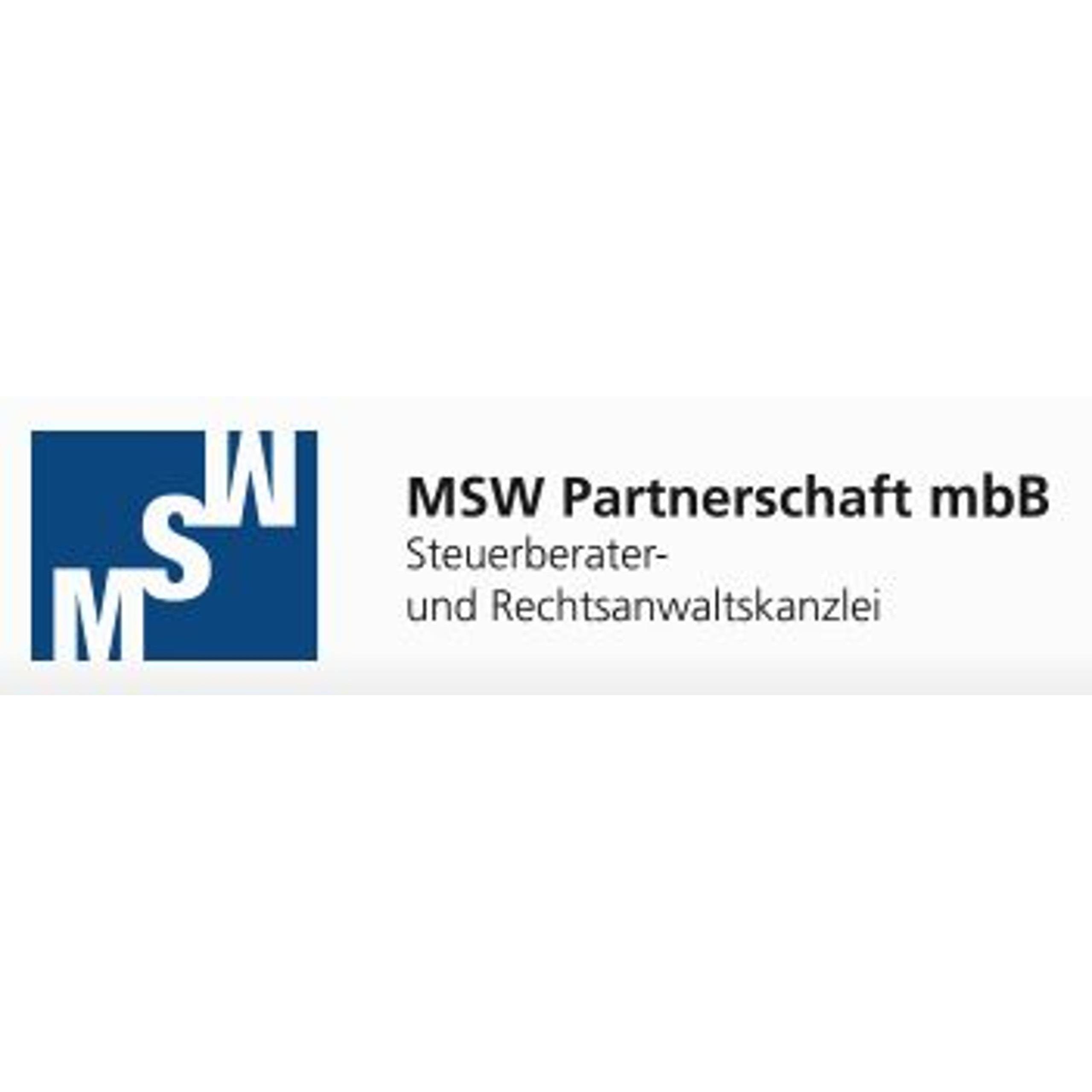Logo von MSW Partnerschaft mbB Steuerberater- und Rechtsanwaltskanzlei