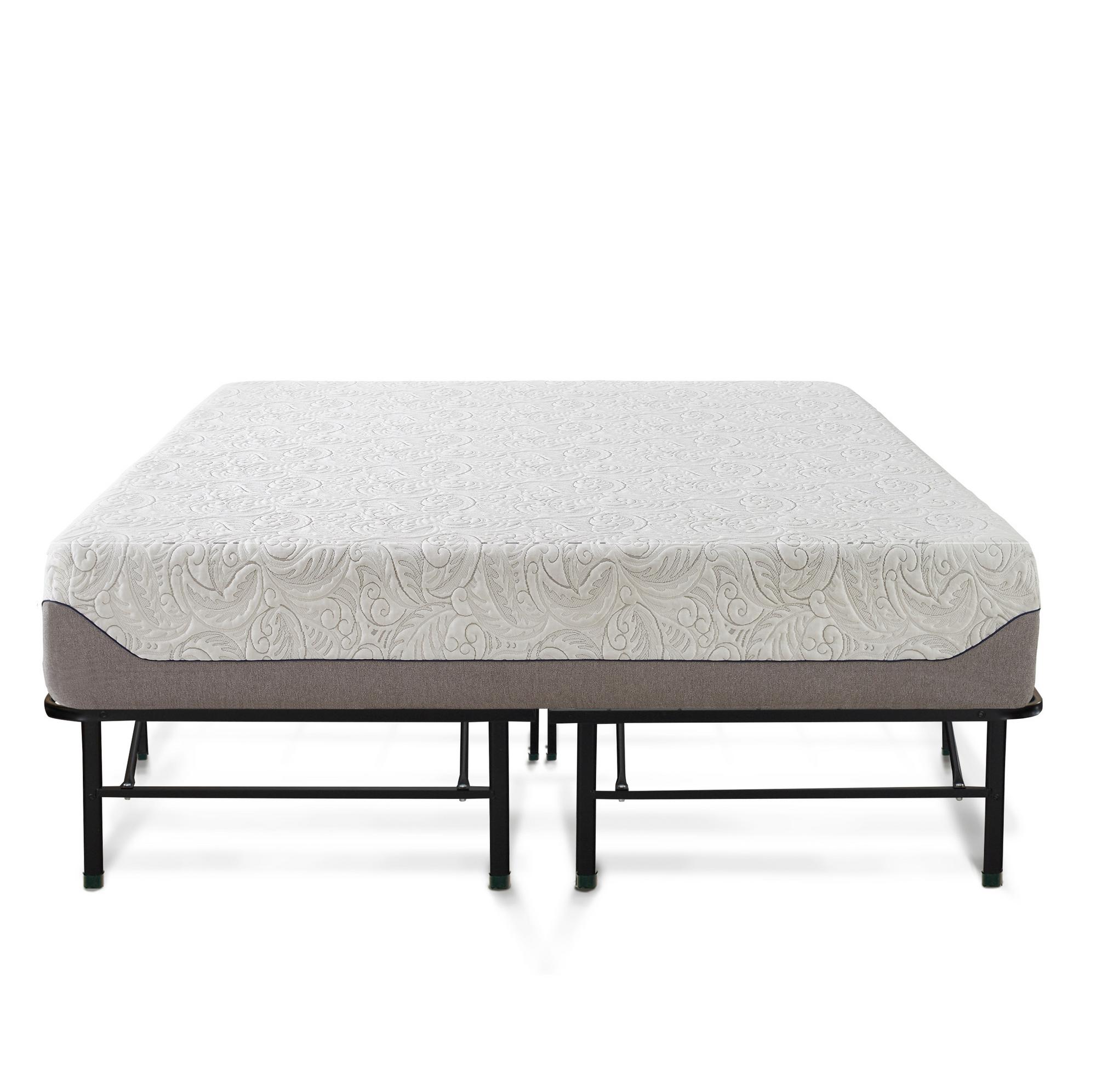 8" Queen Size Memory Foam Mattress with 14" Platform Base