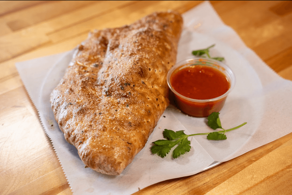 Cheese & Sauce Stromboli