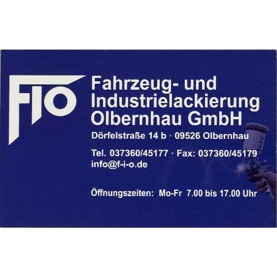 Logo von FIO Fahrzeug- und Industrielackierung Olbernhau GmbH