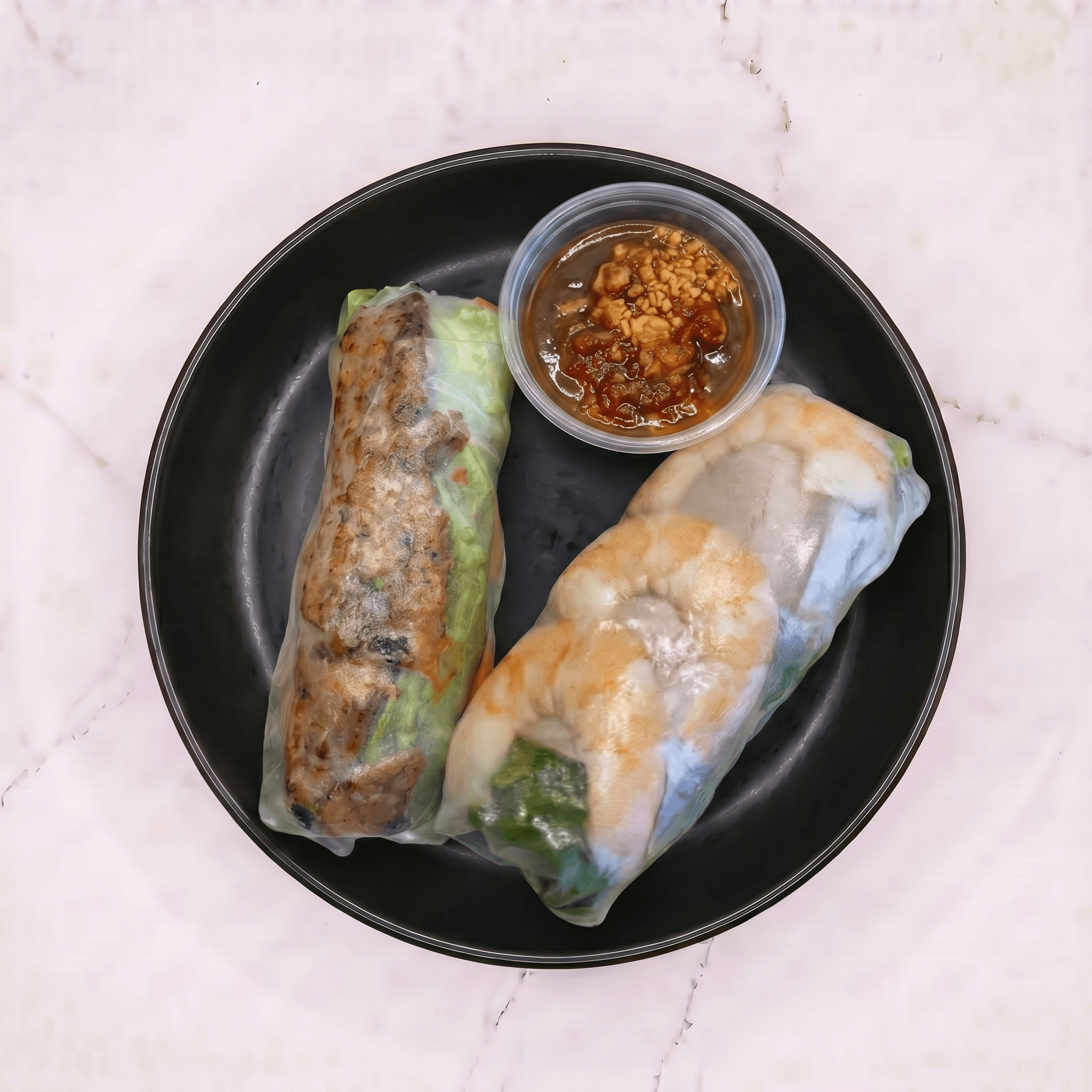 Chargrilled Pork Spring Rolls (Thit Nuong)