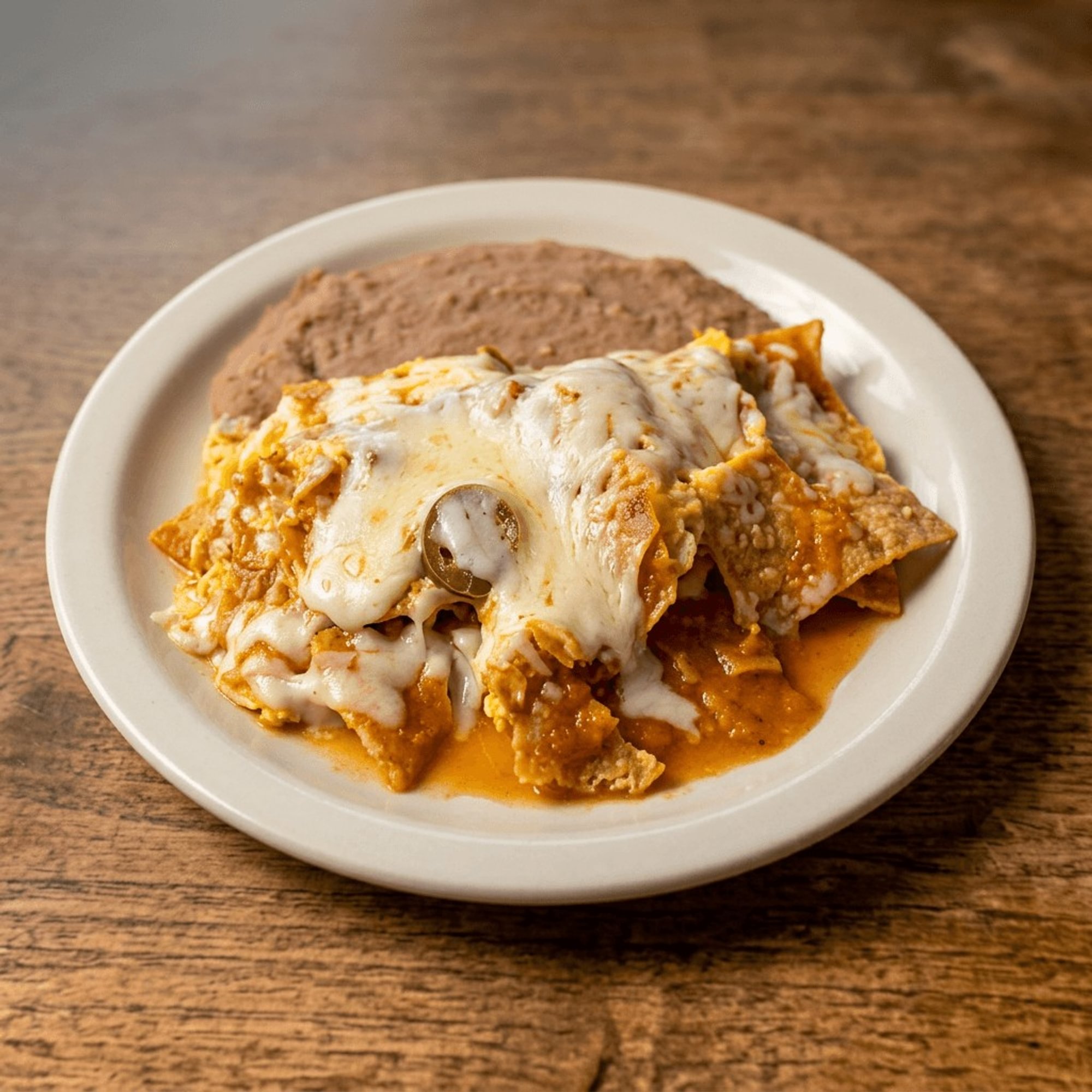 Chilaquiles and Egg Breakfast