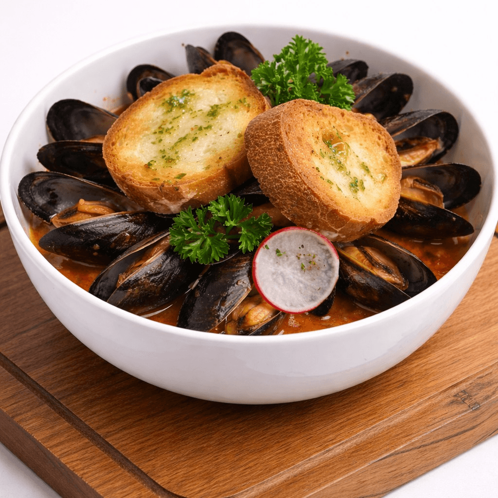 Steamed Mussels