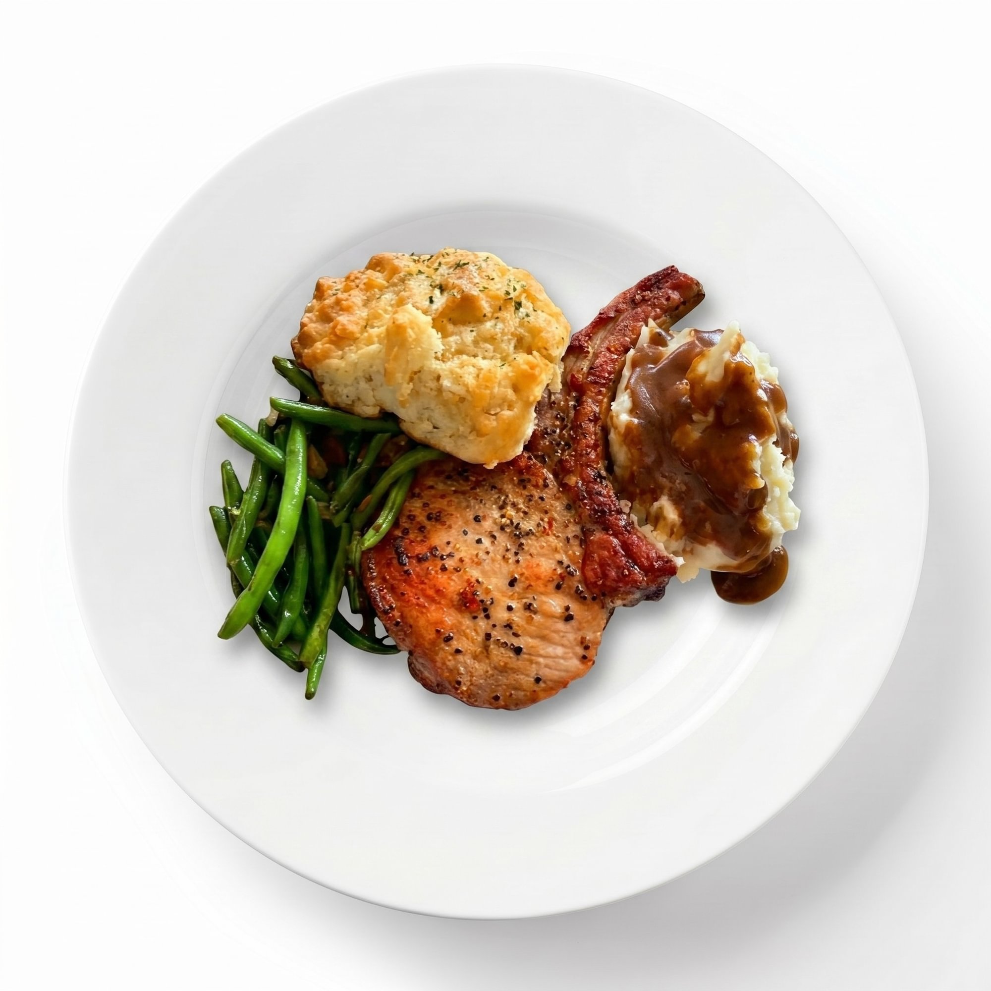 Pan-Fried Tomahawk Chop