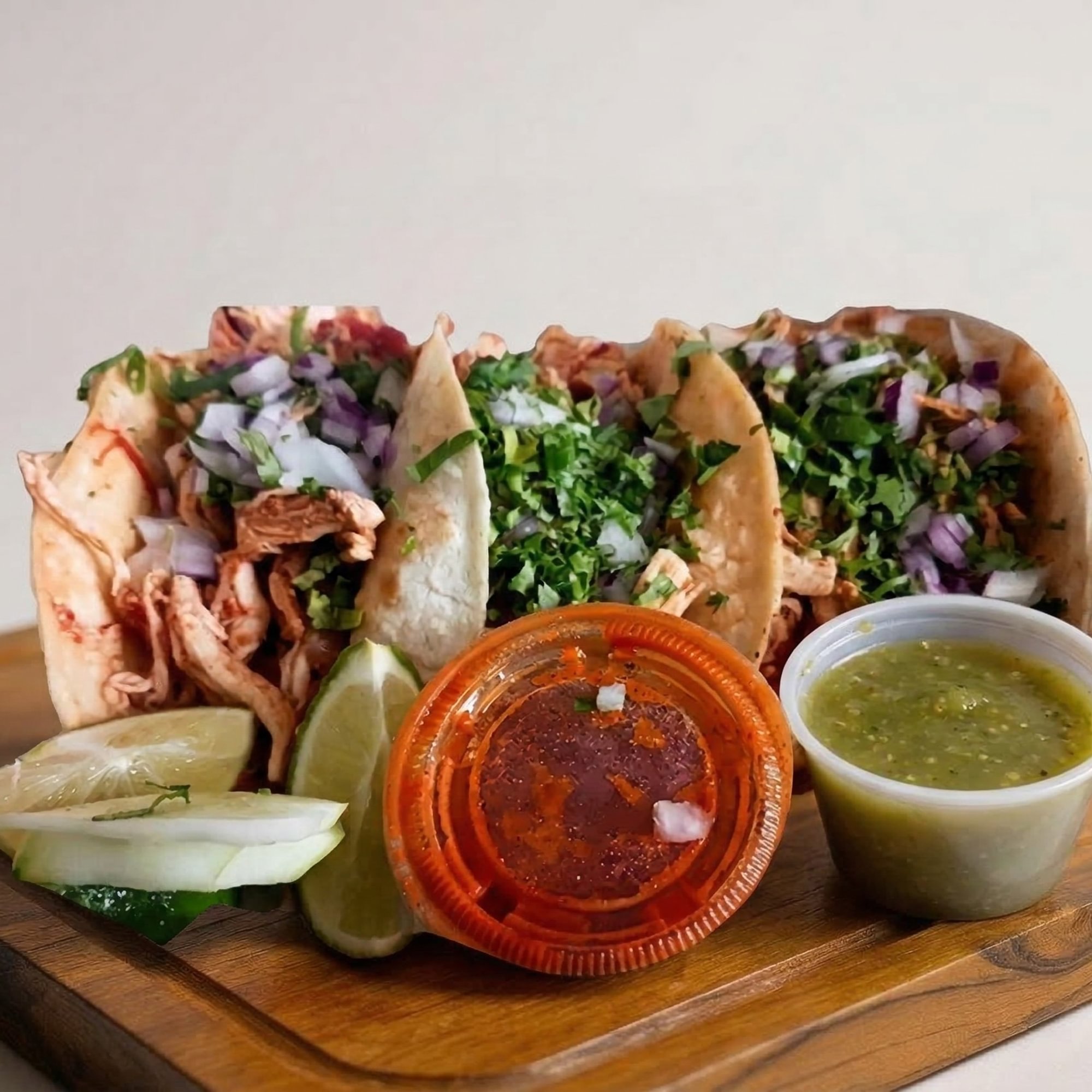 Tinga De Pollo / Shredded Chicken Tacos