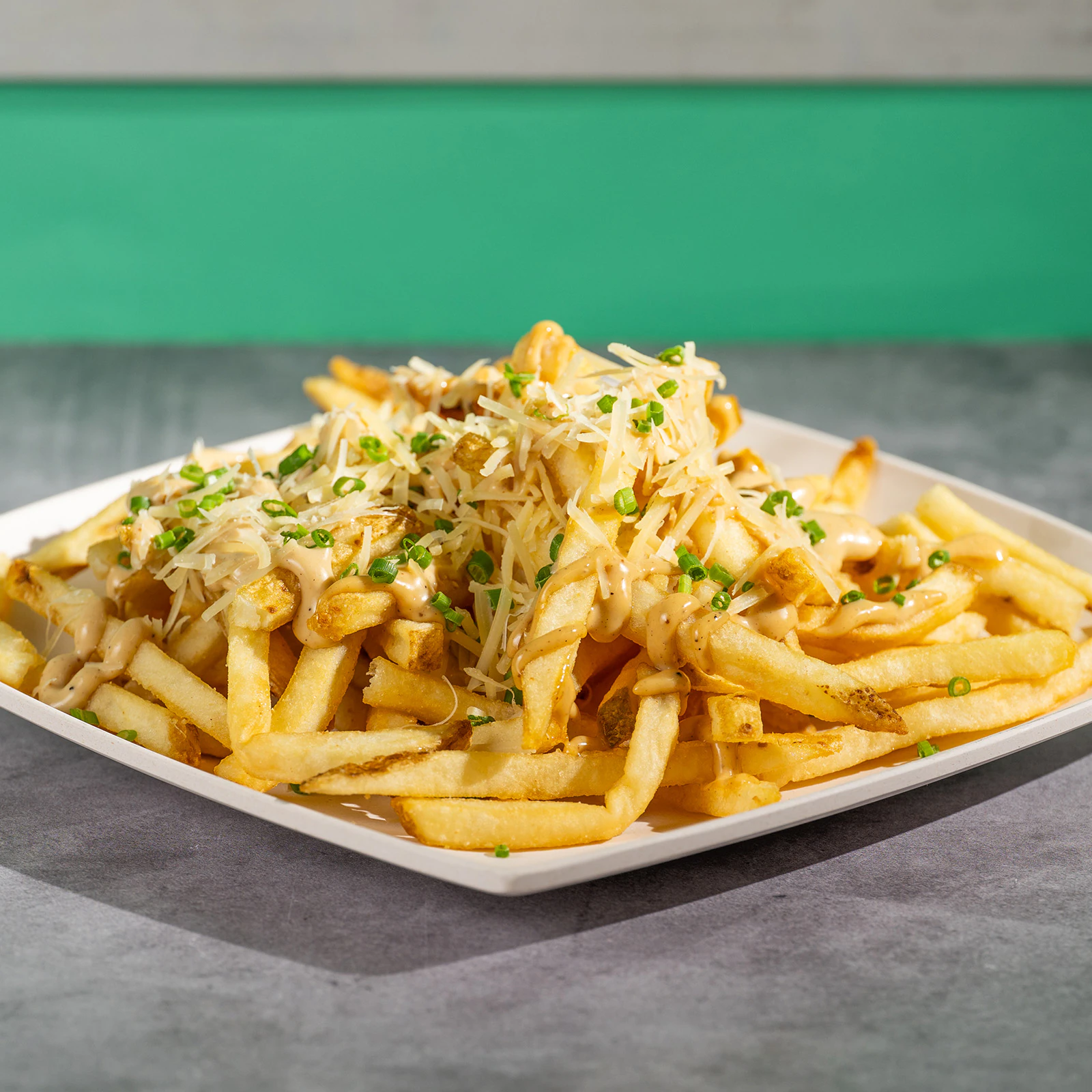 Black Garlic, Truffle, and Parmesan Fries
