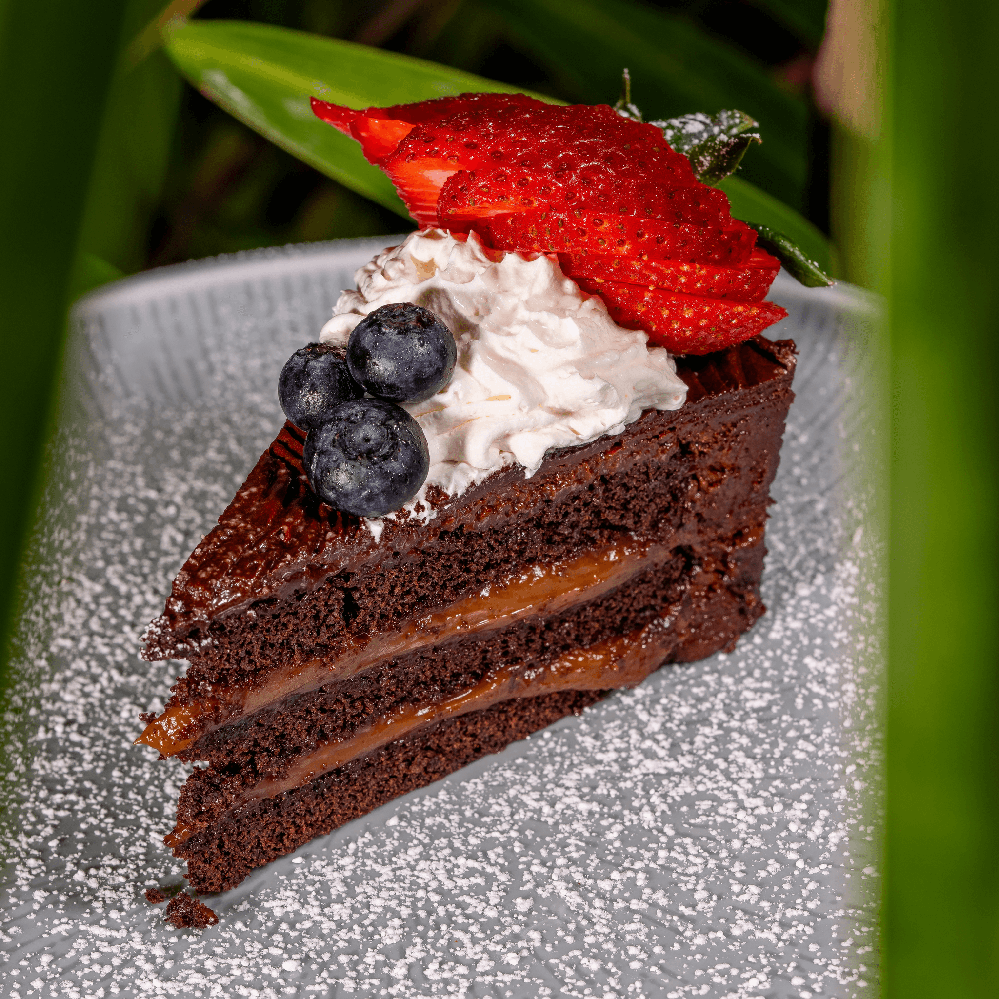 Chocolate Dulce De Leche Layered Cake