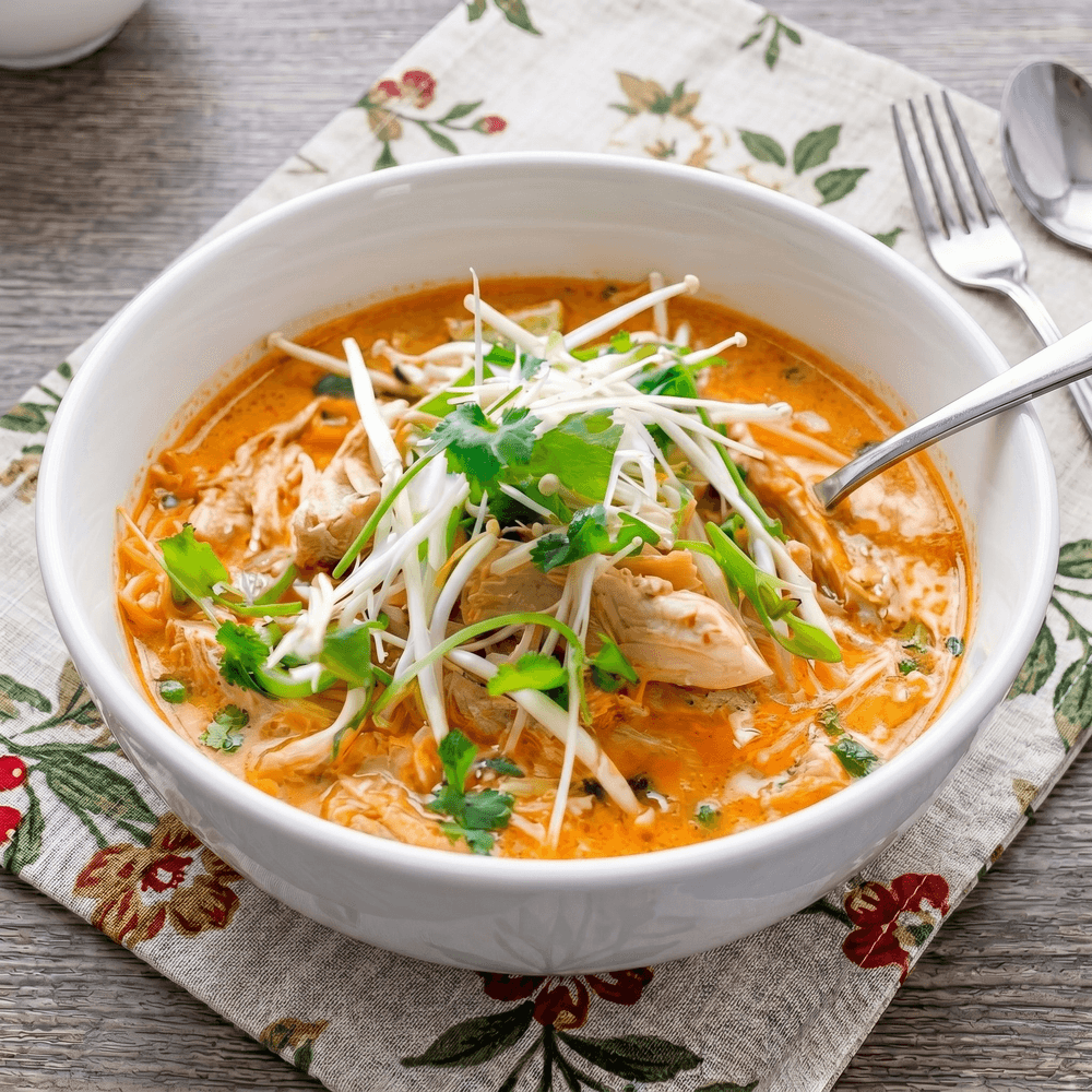 Shrimp and Pork Egg Noodle Soup