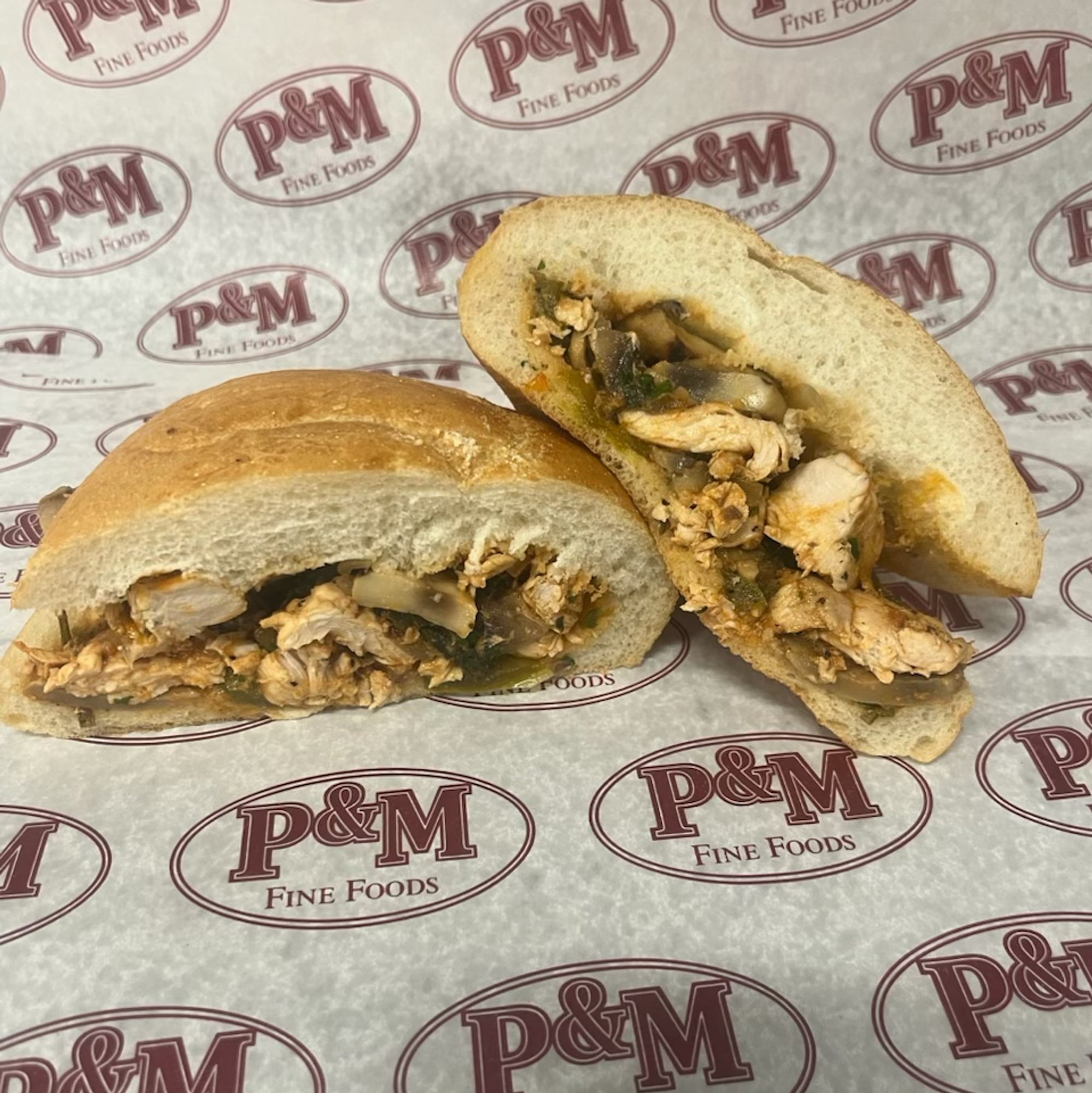 Chicken Cacciatore Hot Roll