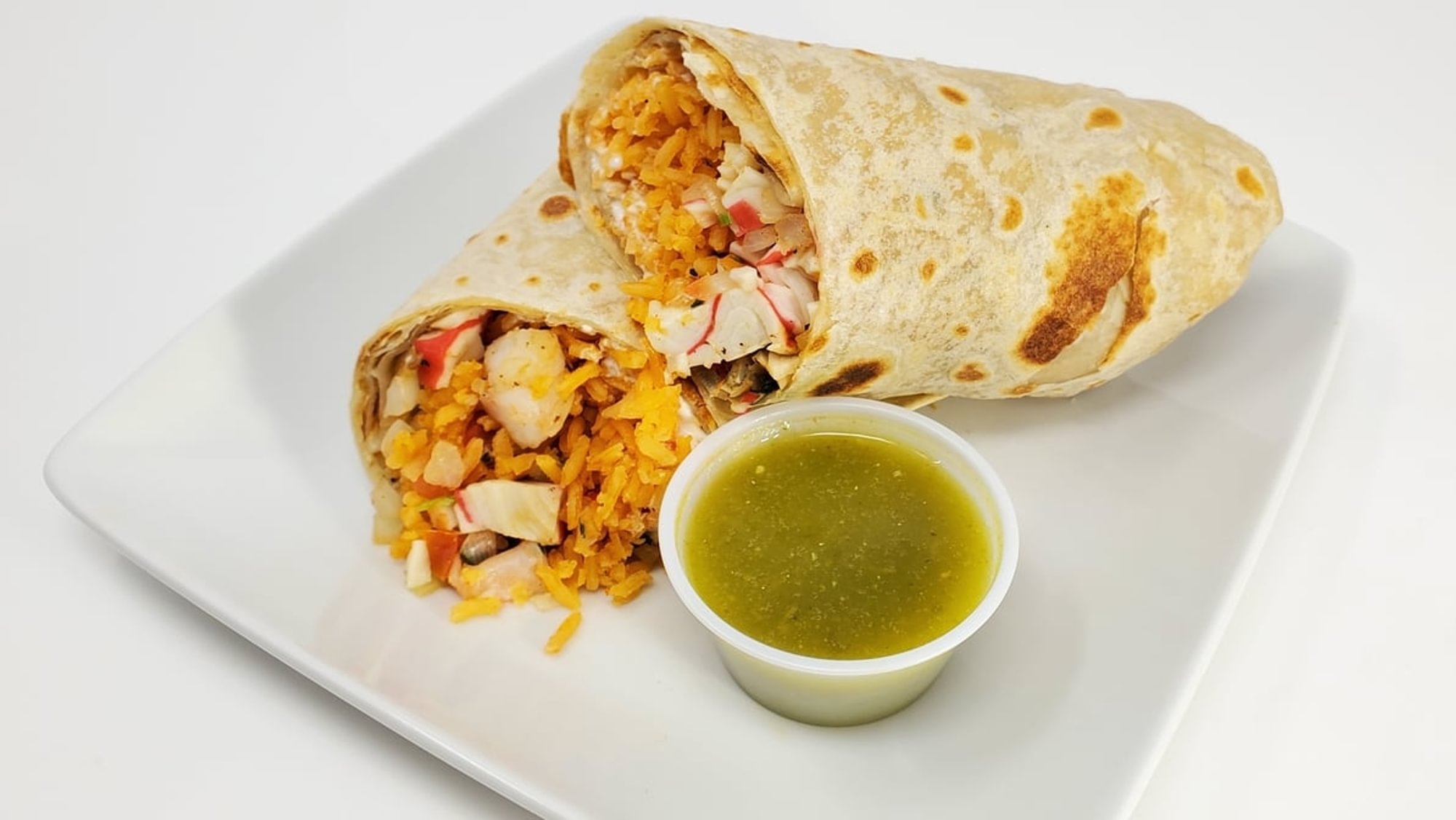 Shrimp & Crab Burrito