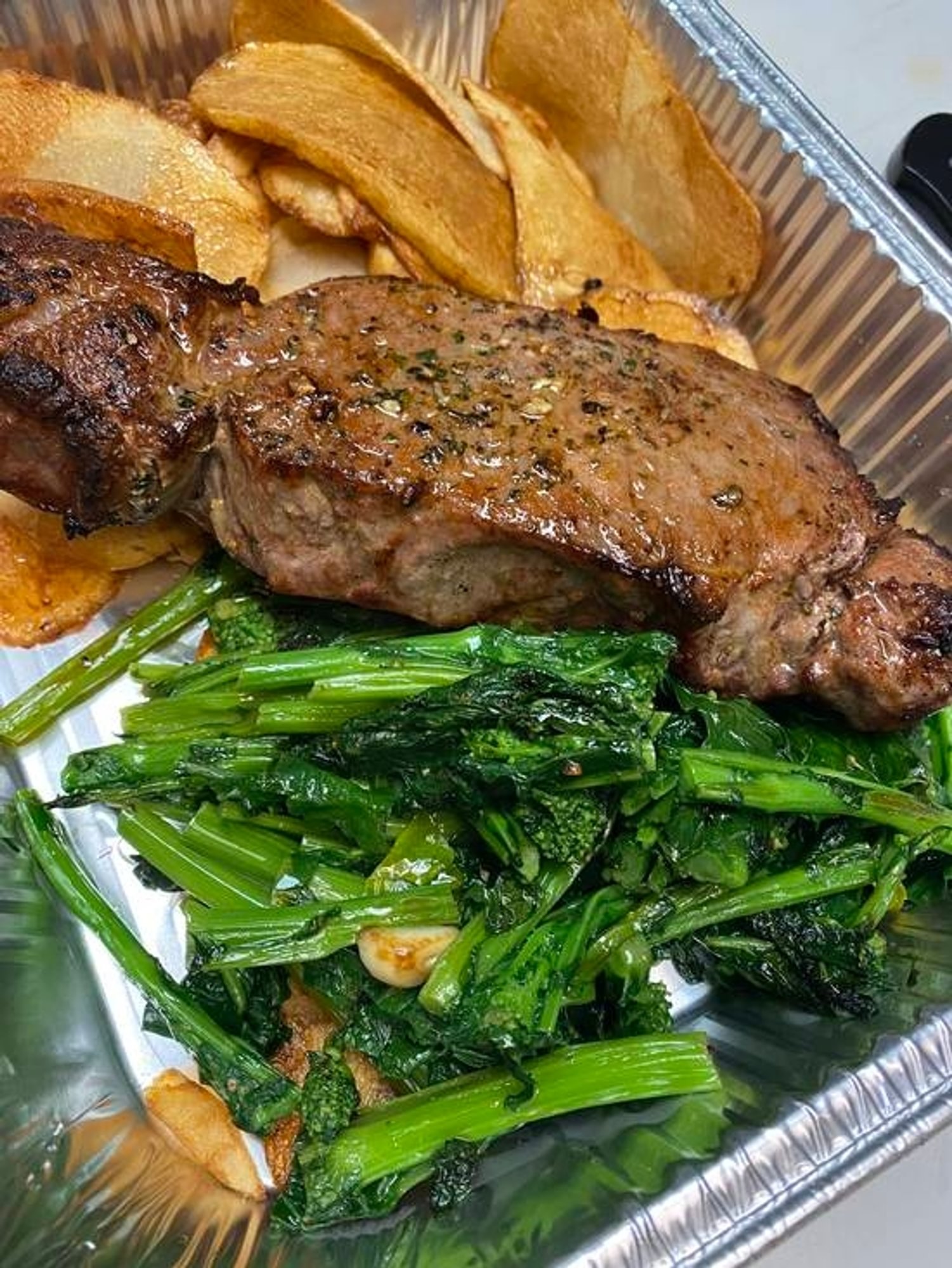 Grilled New York Steak Alla Frank Sinatra