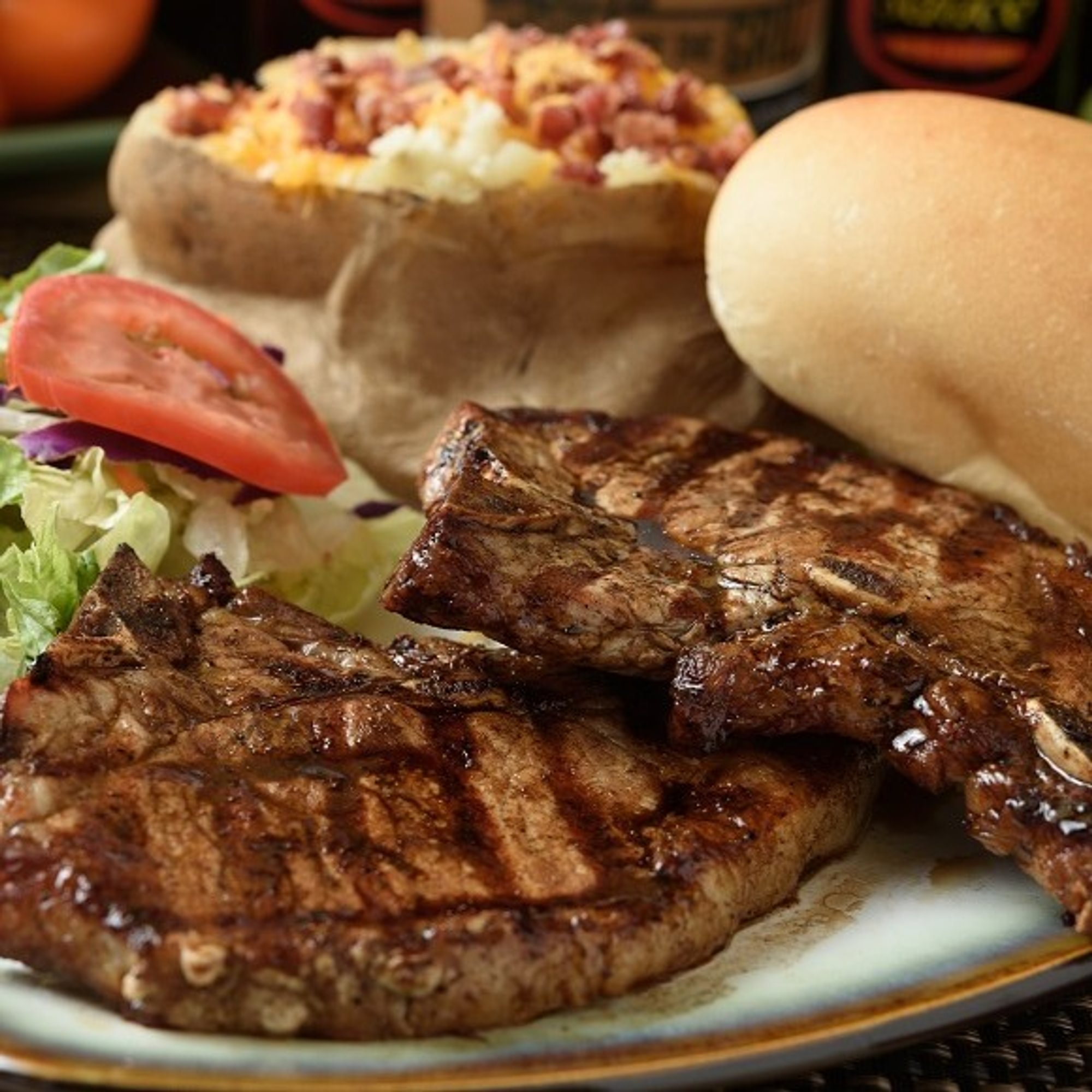 Dinner Grilled Pork Chops