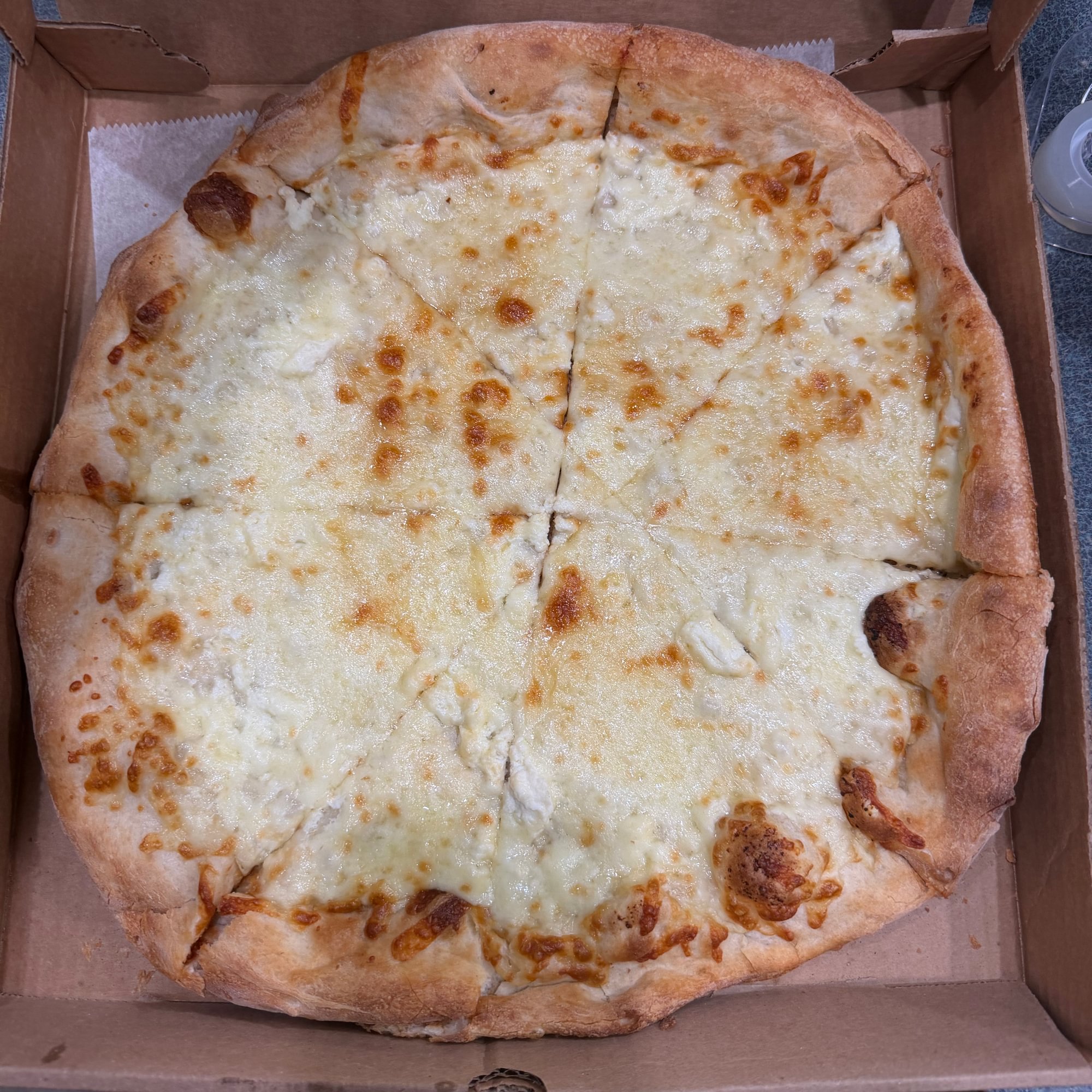 White Pizza (Medium 14”)