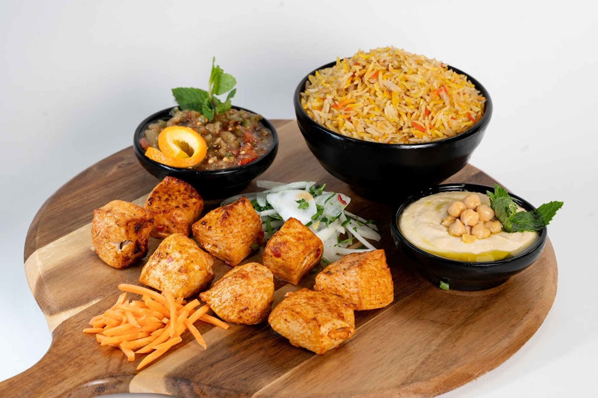 Platter Chicken Kabab