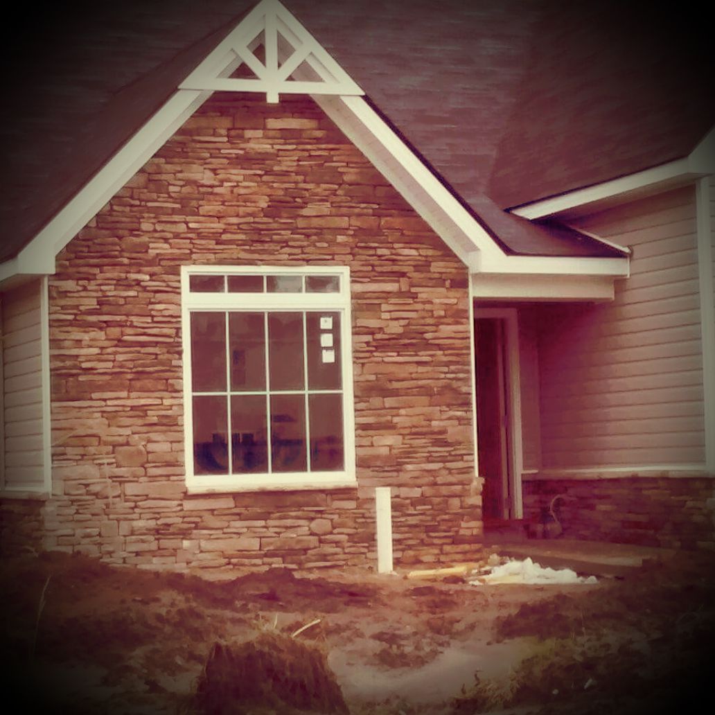 Now offering exterior faux brick upgrades like this for less! Schedule a free quote.