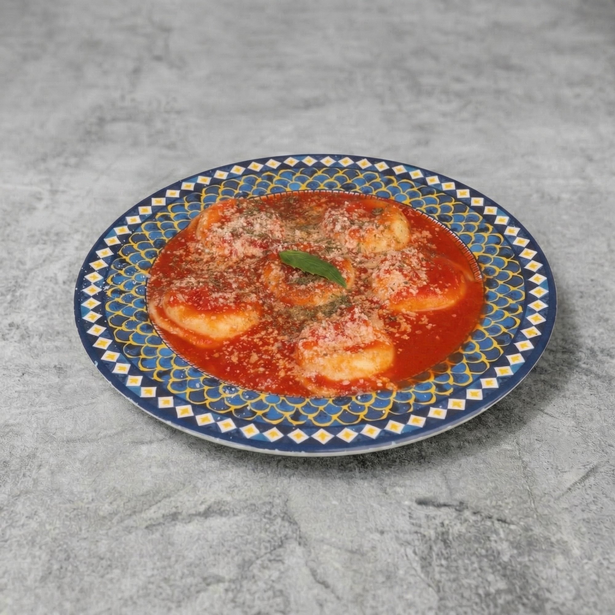 Cheese Ravioli with Pomodoro Sauce