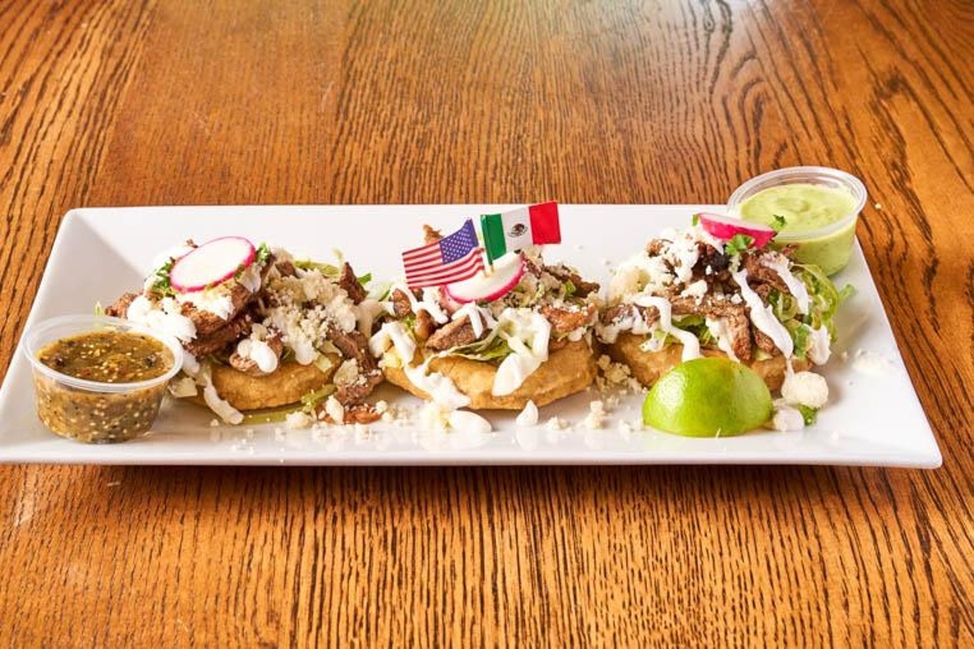 Sopes Apetizer 3 sopes Chicken